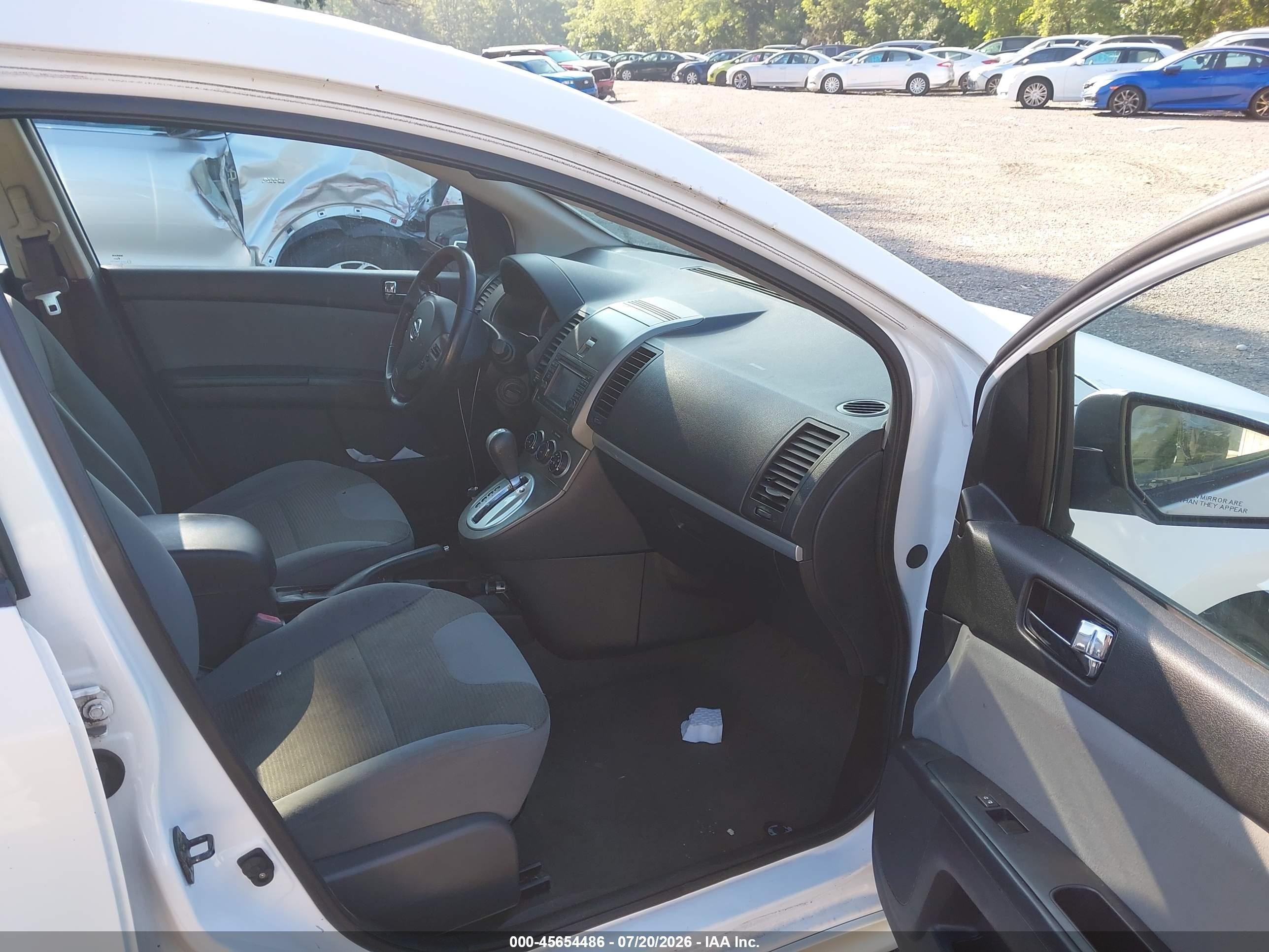 2012 Nissan Sentra 2.0 Sr Белый vin: 3N1AB6AP7CL776150
