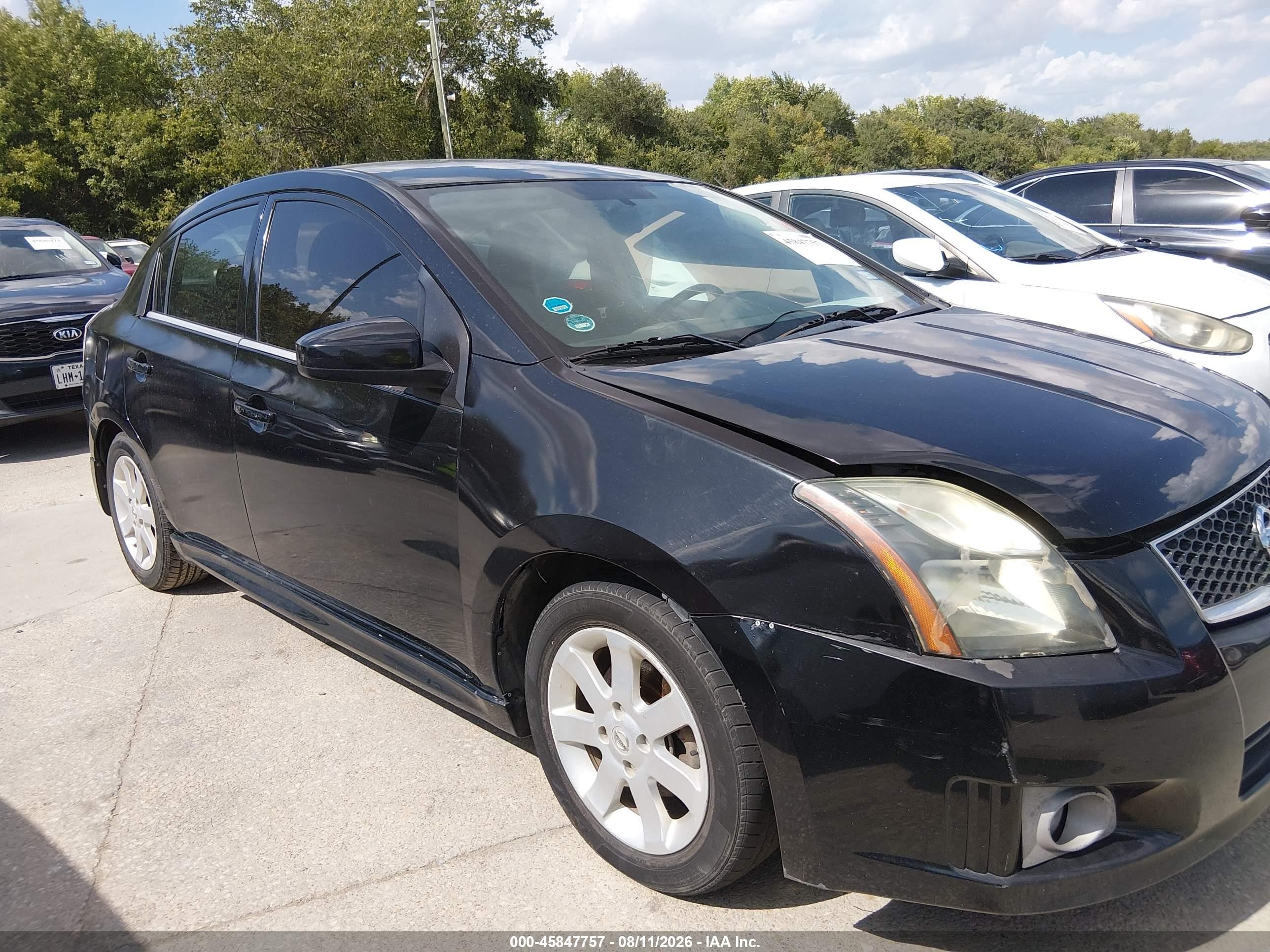 2010 Nissan Sentra 2.0sr Black vin: 3N1AB6AP8AL606148