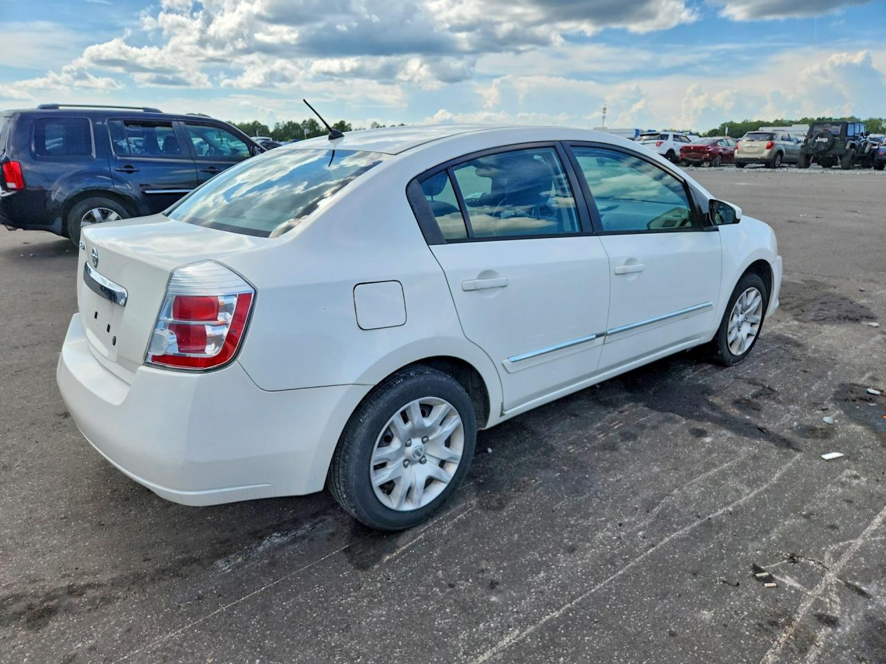 2010 Nissan Sentra 2.0 White vin: 3N1AB6AP8AL665992