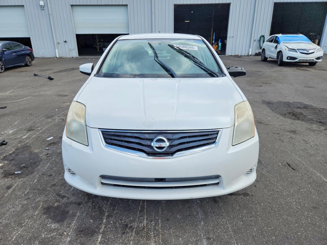 2010 Nissan Sentra 2.0 White vin: 3N1AB6AP8AL665992
