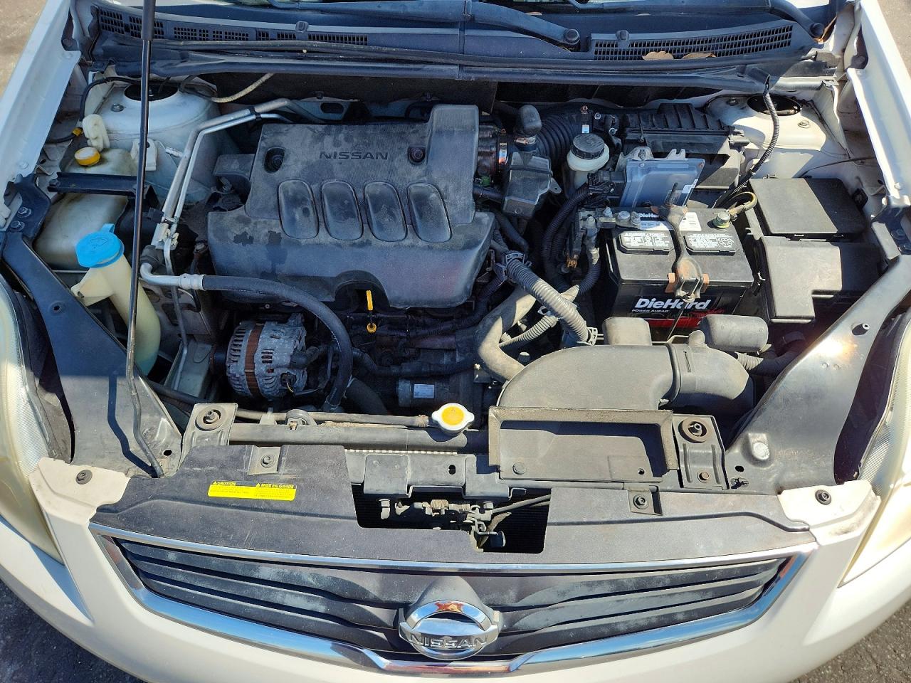 2010 Nissan Sentra 2.0 White vin: 3N1AB6AP8AL665992