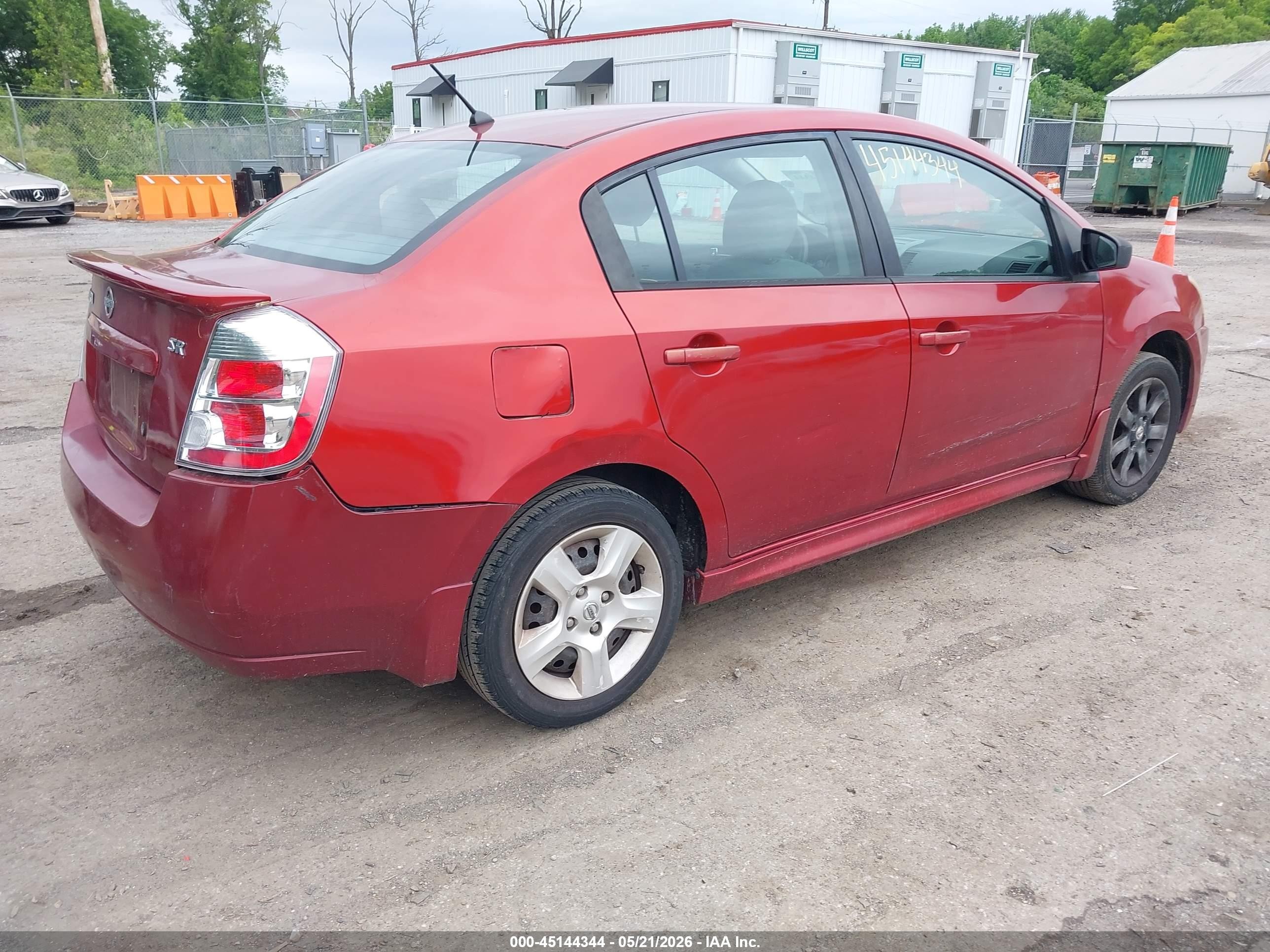 2010 Nissan Sentra 2.0sr Red vin: 3N1AB6AP8AL668567