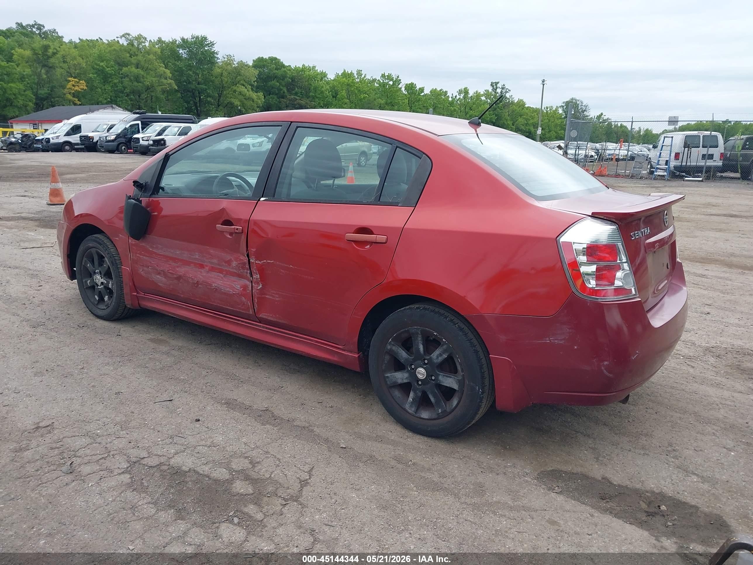 2010 Nissan Sentra 2.0sr Red vin: 3N1AB6AP8AL668567