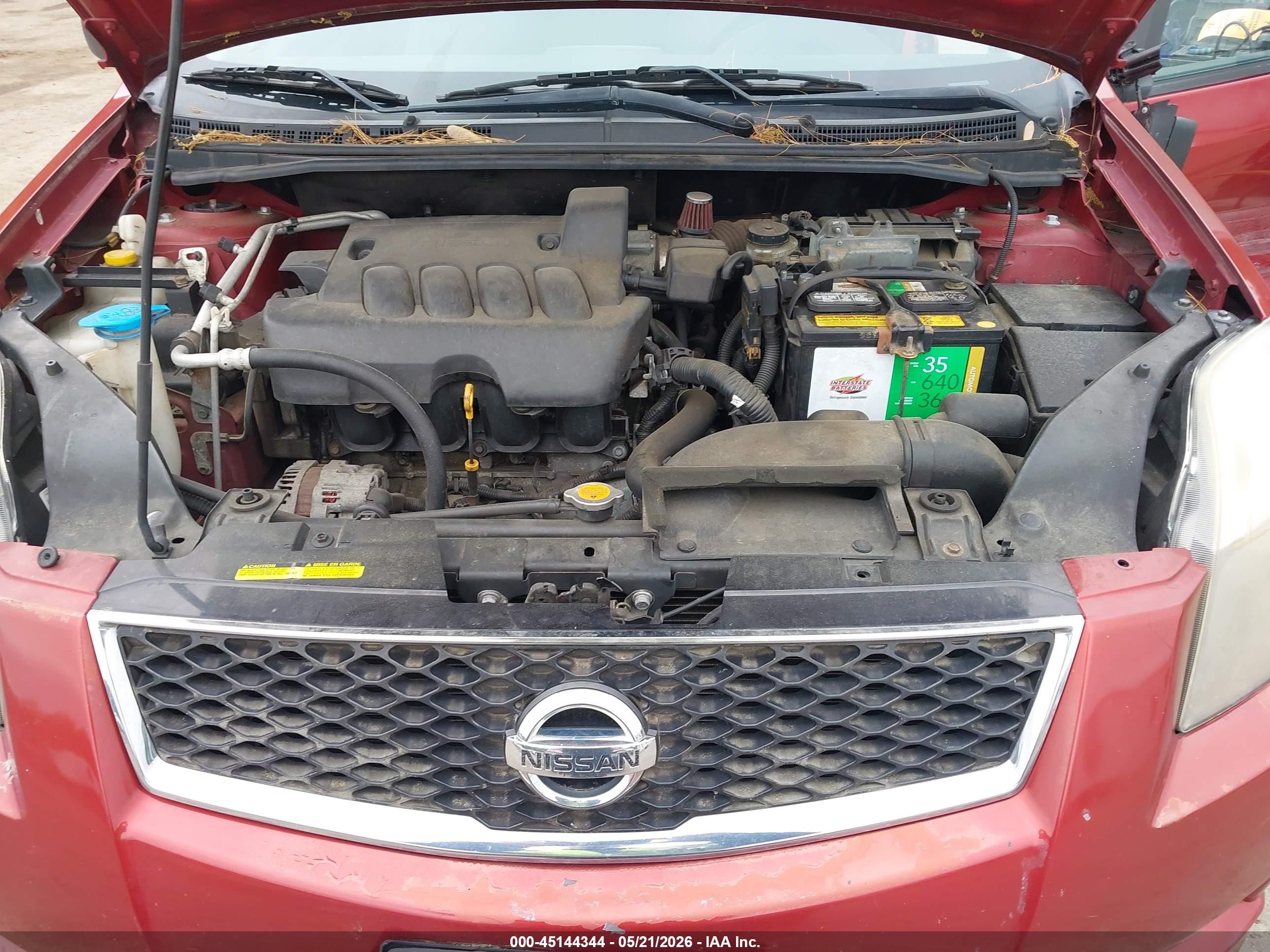2010 Nissan Sentra 2.0sr Red vin: 3N1AB6AP8AL668567