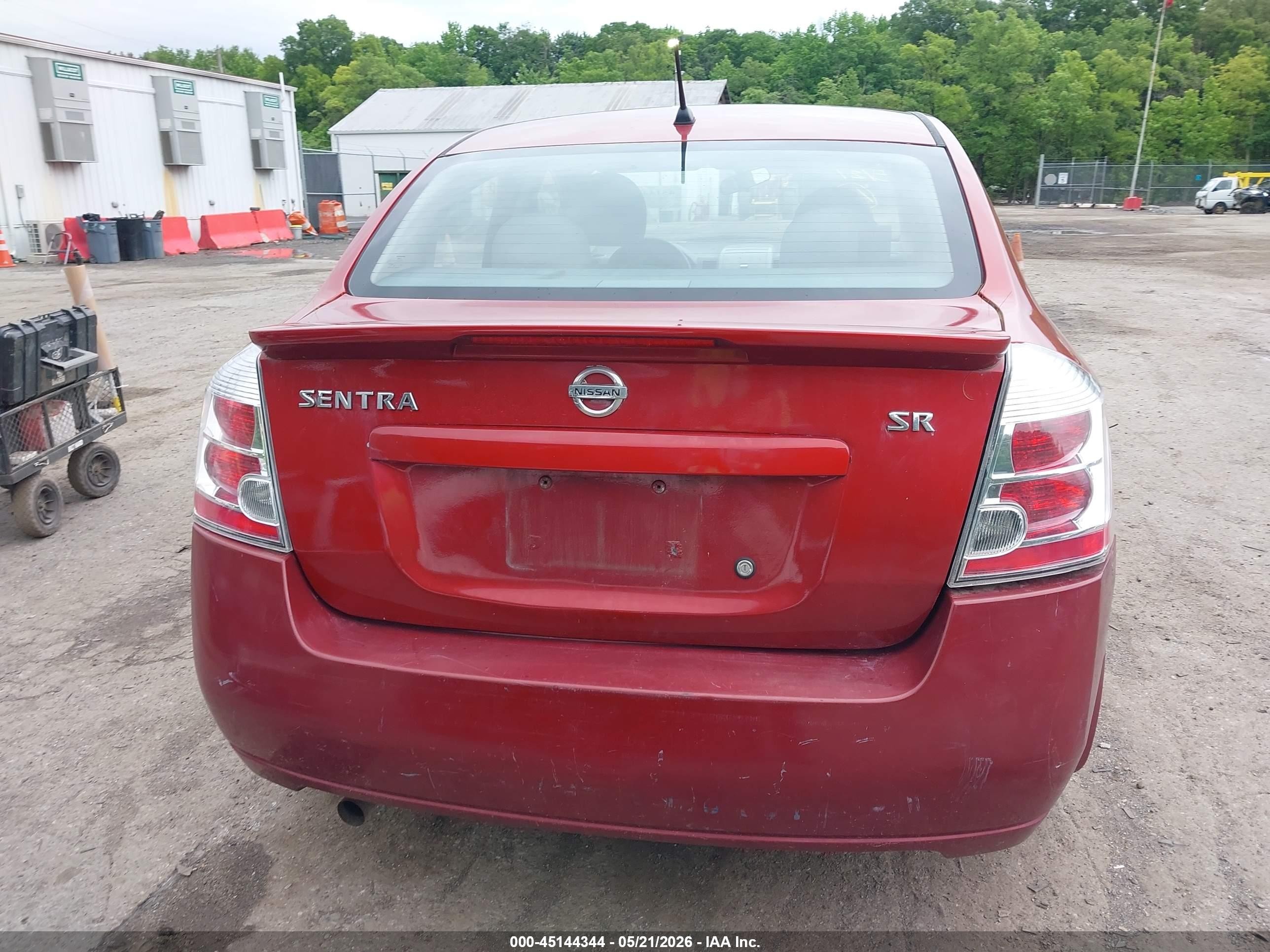 2010 Nissan Sentra 2.0sr Red vin: 3N1AB6AP8AL668567