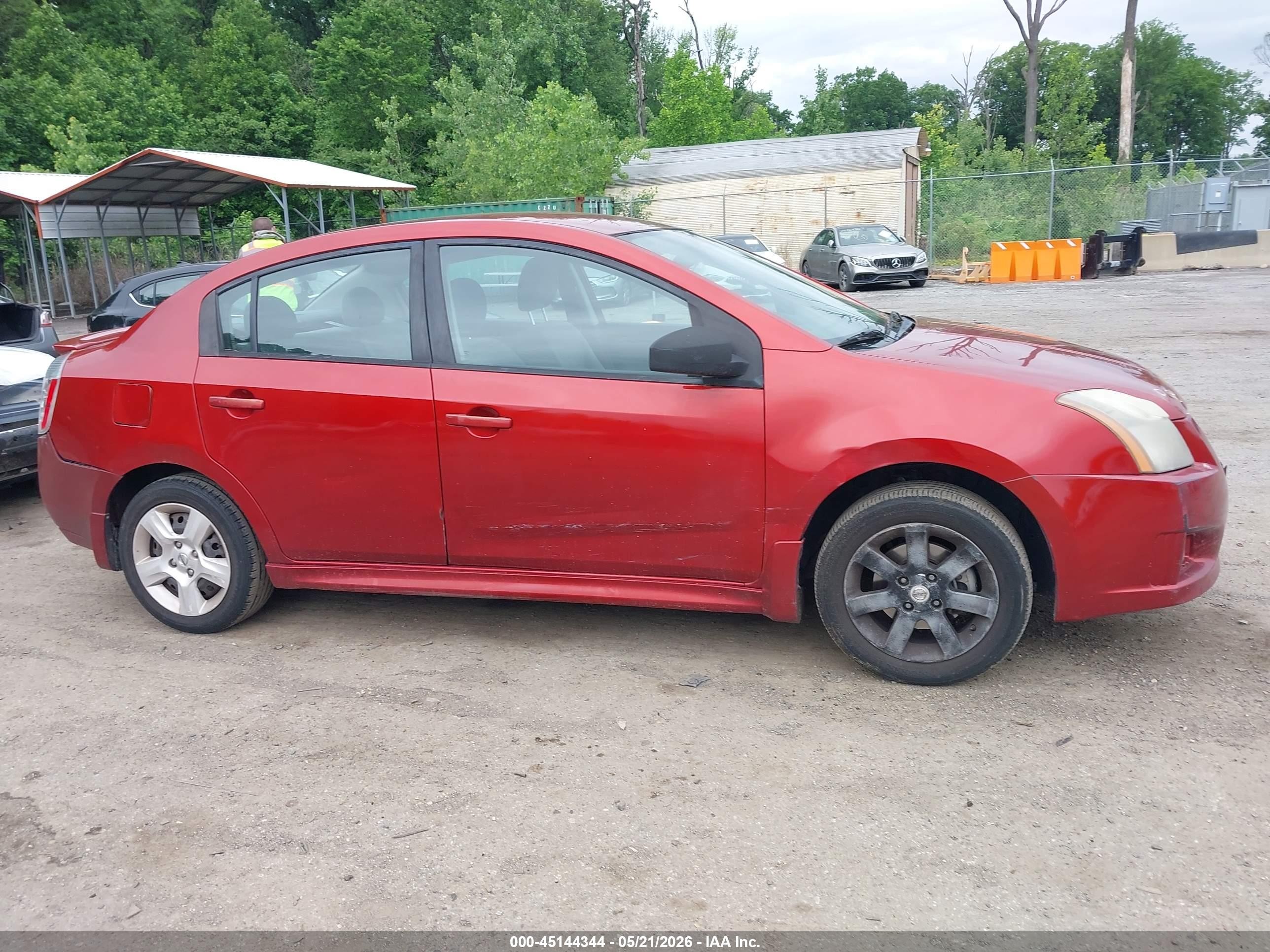 2010 Nissan Sentra 2.0sr Red vin: 3N1AB6AP8AL668567