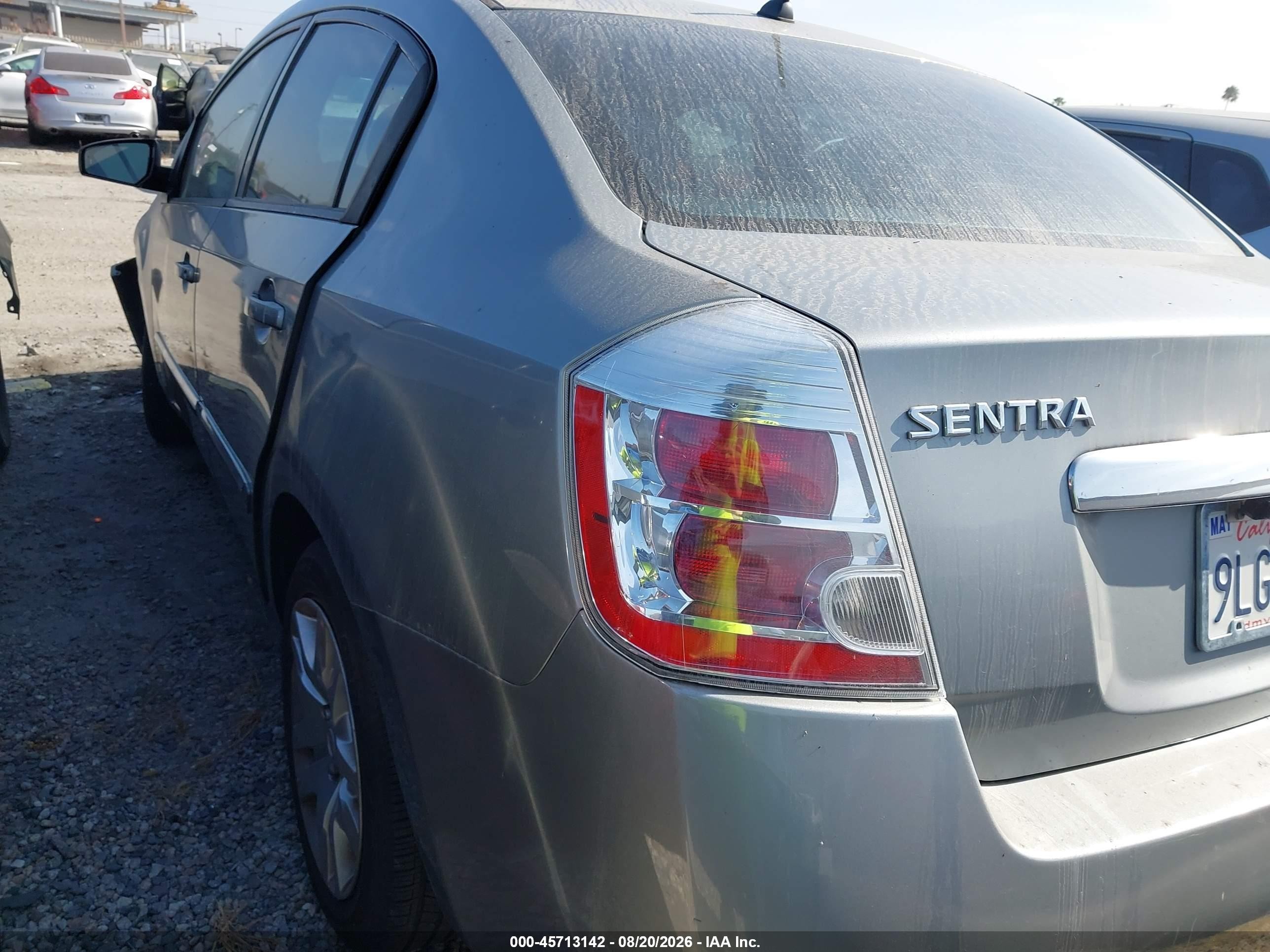 2010 Nissan Sentra 2.0s Silver vin: 3N1AB6AP8AL691833