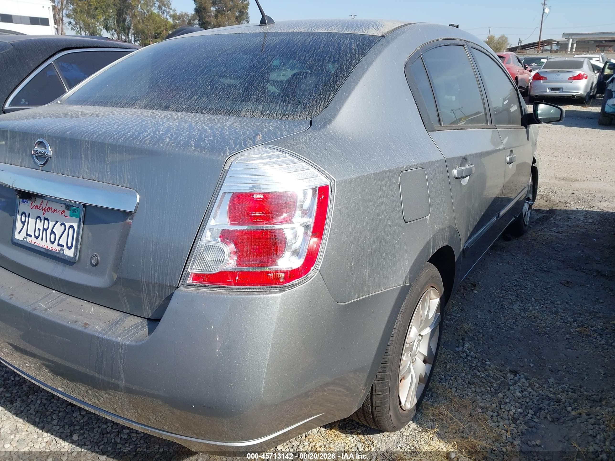 2010 Nissan Sentra 2.0s Silver vin: 3N1AB6AP8AL691833
