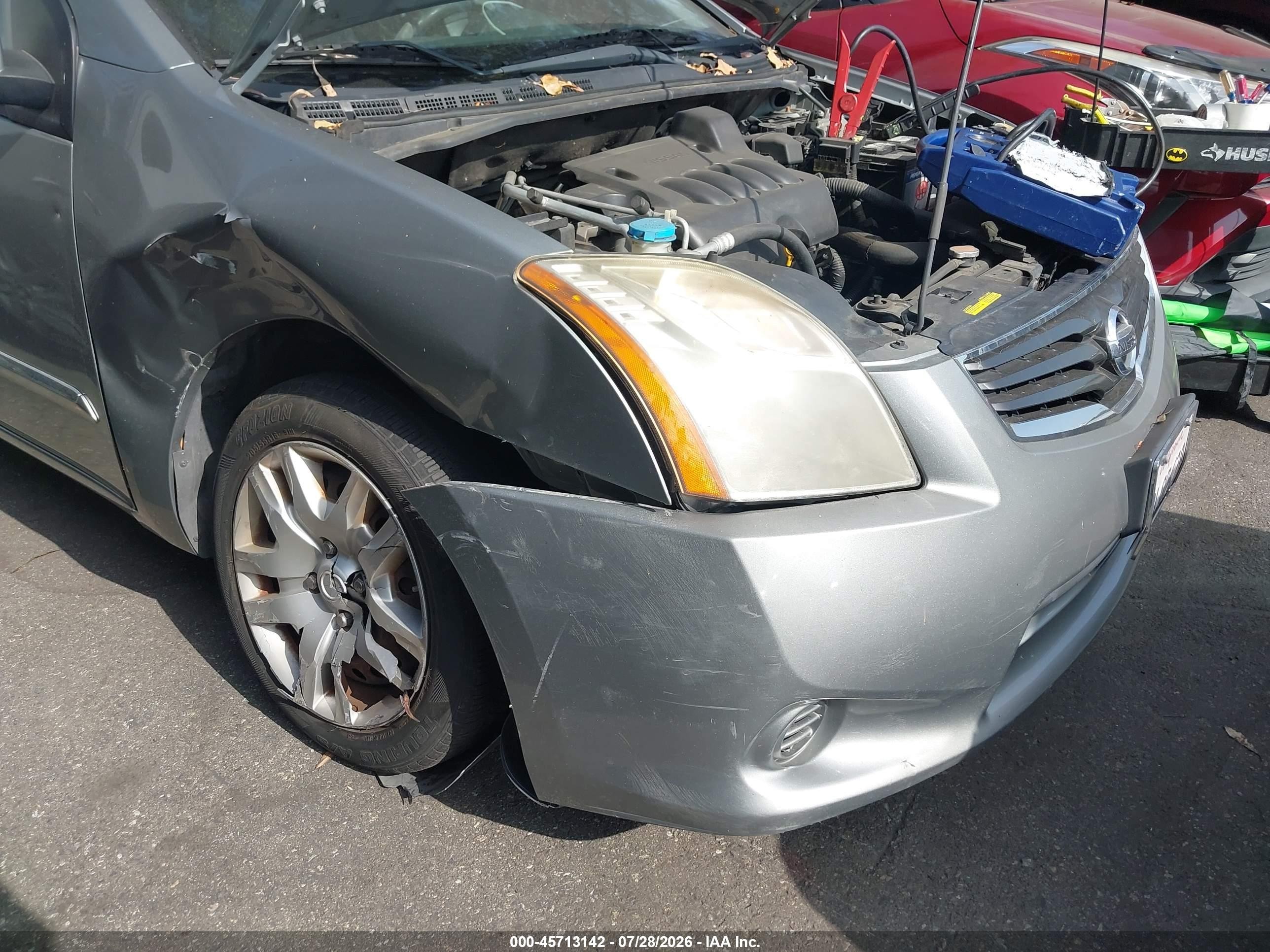 2010 Nissan Sentra 2.0s Silver vin: 3N1AB6AP8AL691833