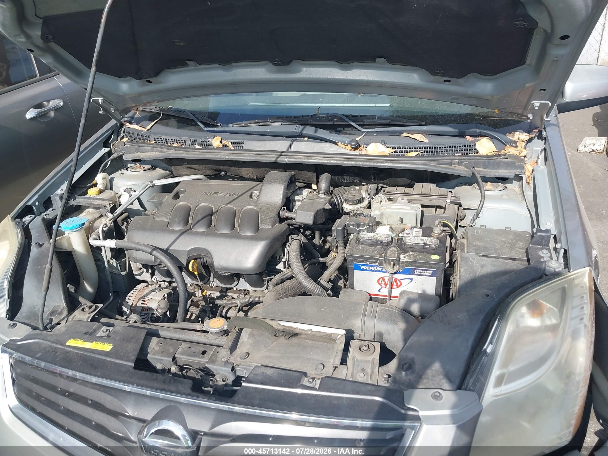 2010 Nissan Sentra 2.0s Silver vin: 3N1AB6AP8AL691833