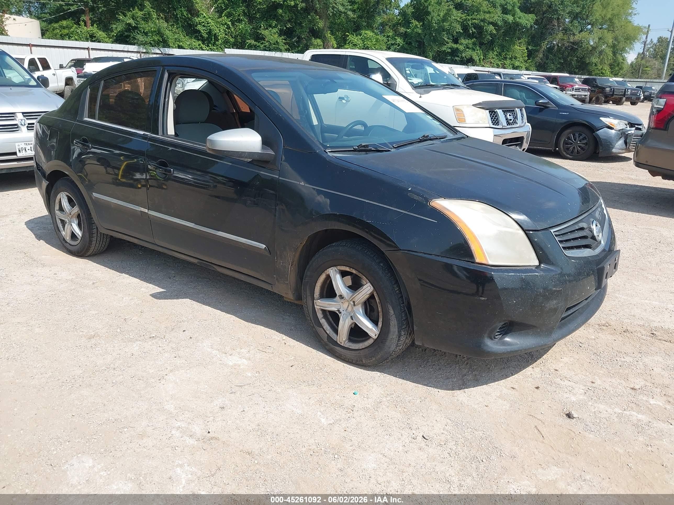 2010 Nissan Sentra 2.0s Black vin: 3N1AB6AP8AL691850