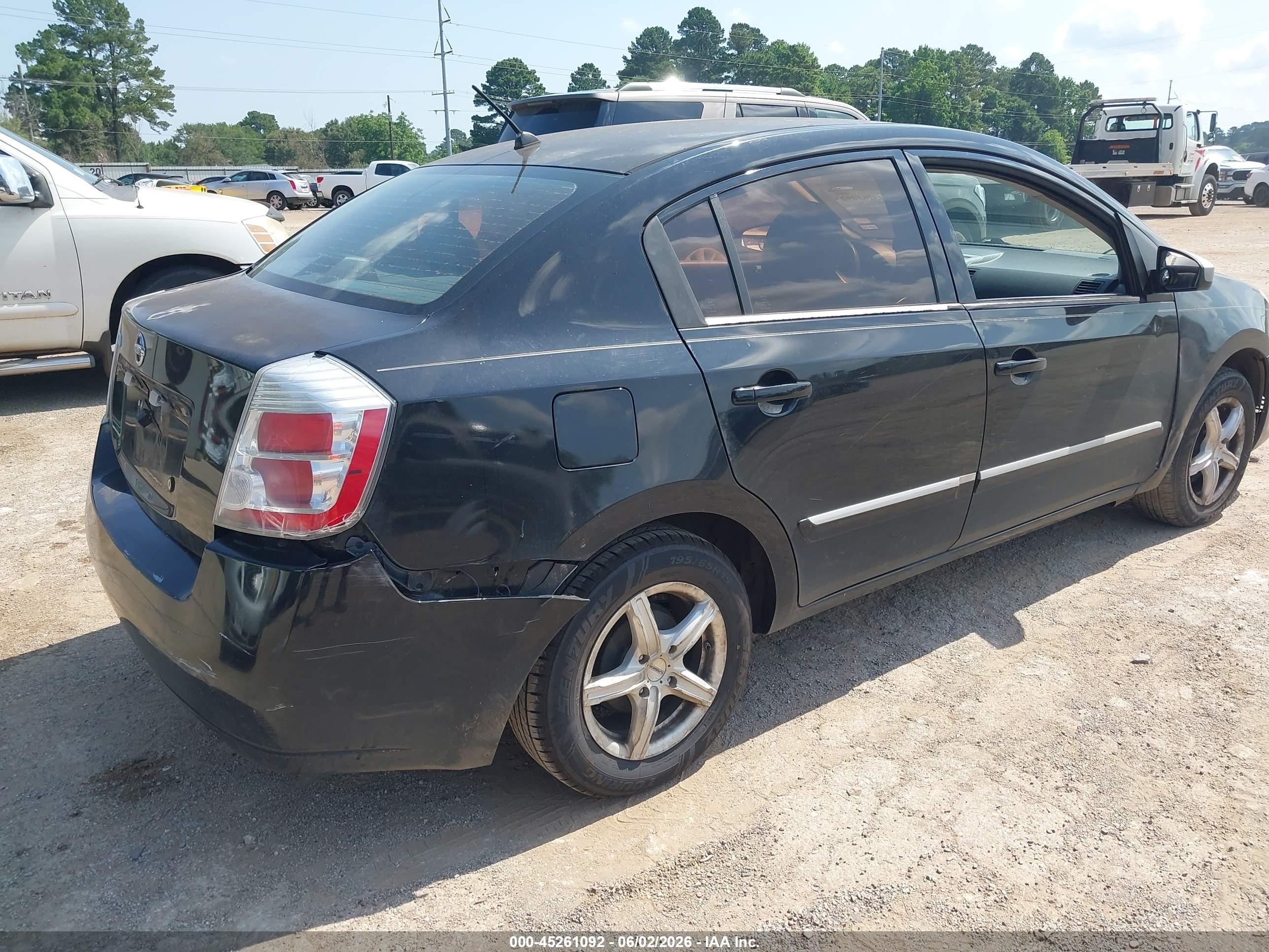 2010 Nissan Sentra 2.0s Black vin: 3N1AB6AP8AL691850