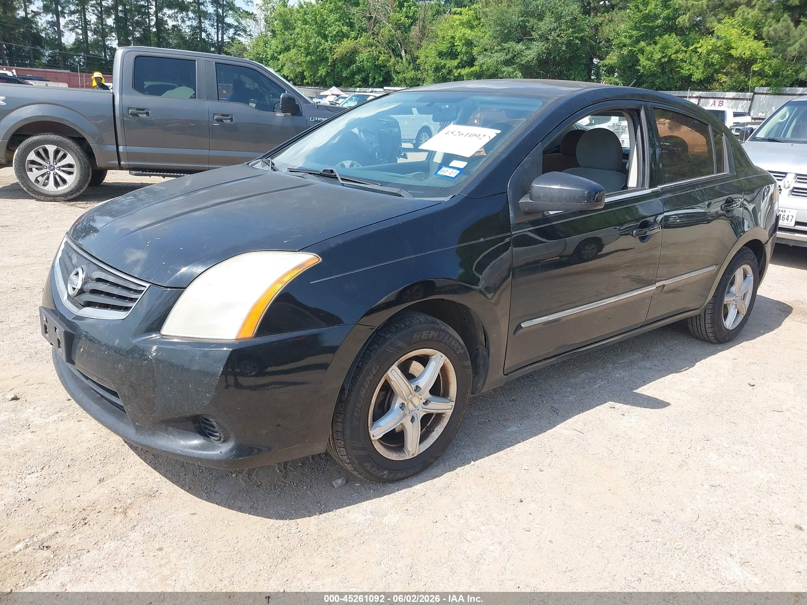 2010 Nissan Sentra 2.0s Black vin: 3N1AB6AP8AL691850