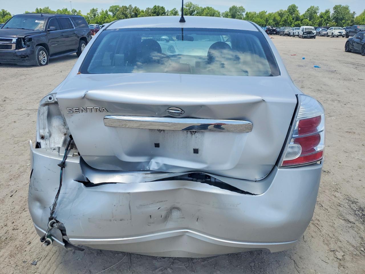 2010 Nissan Sentra 2.0 Silver vin: 3N1AB6AP8AL692643