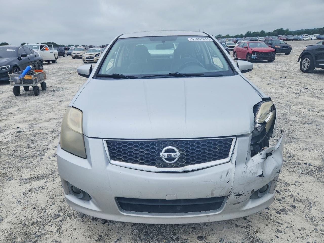 2010 Nissan Sentra 2.0 Silver vin: 3N1AB6AP8AL697972
