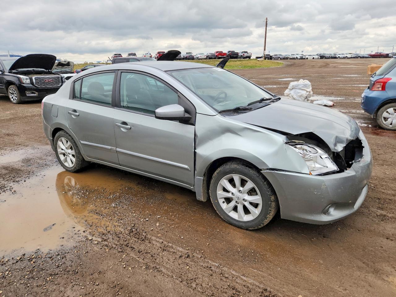 2010 Nissan Sentra 2.0 Silver vin: 3N1AB6AP8AL701552
