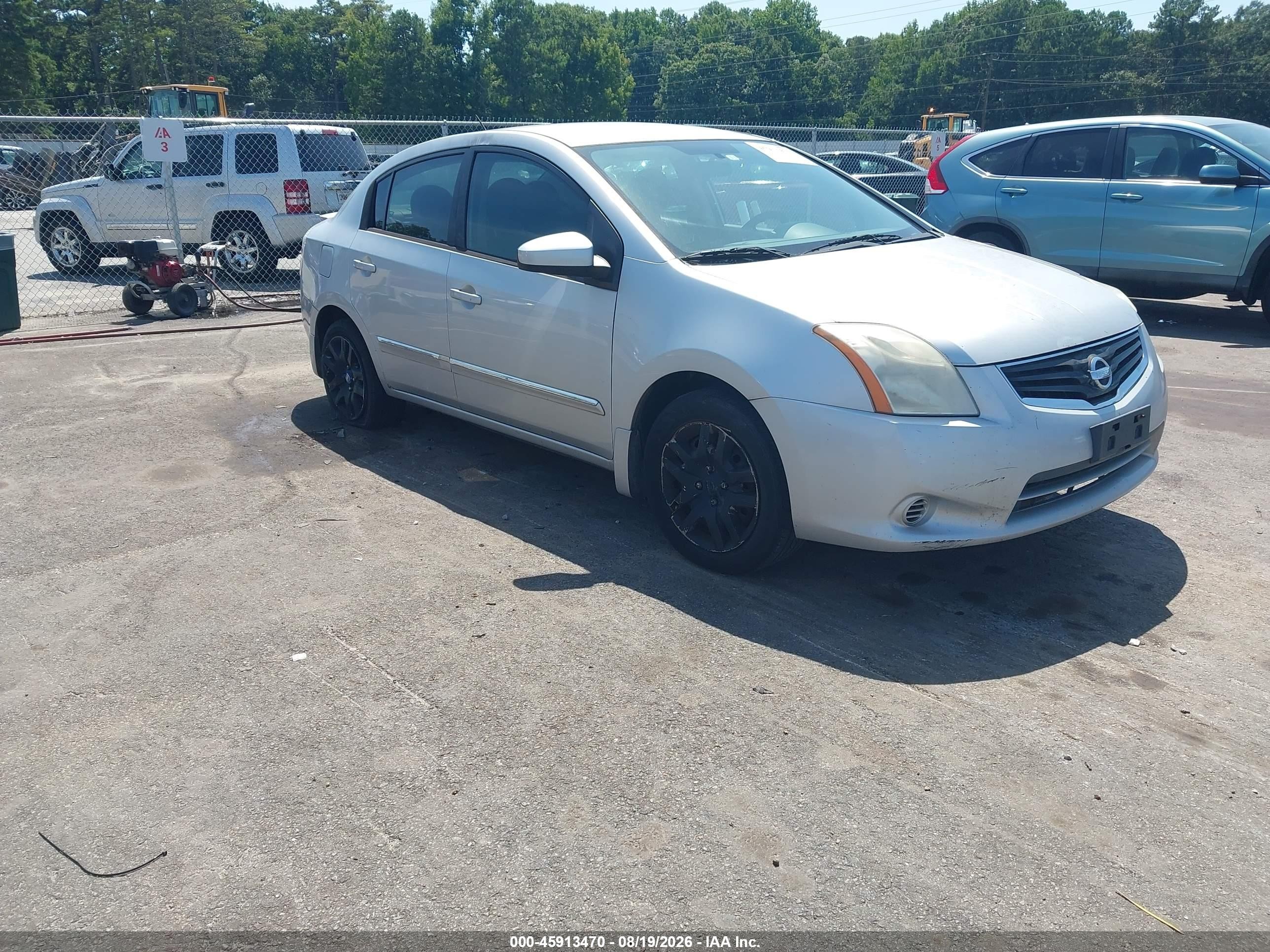 2011 Nissan Sentra 2.0s Silver vin: 3N1AB6AP8BL607298