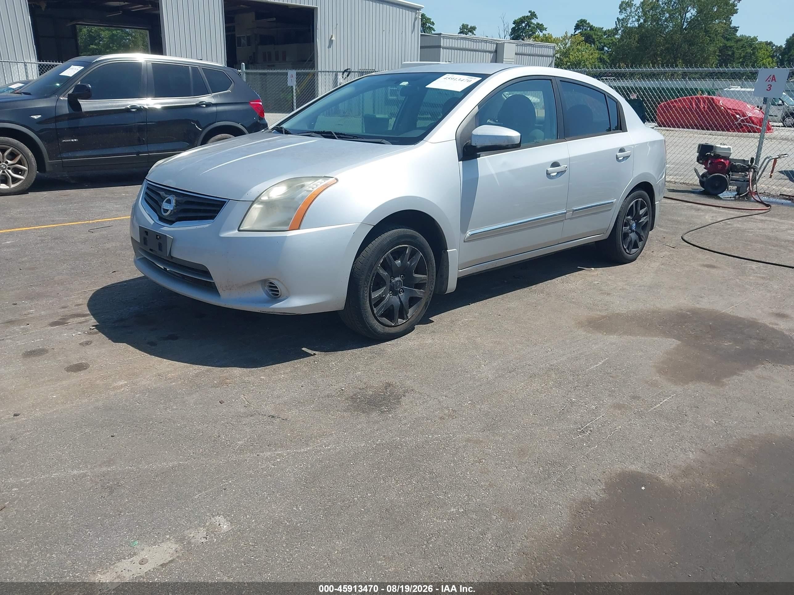 2011 Nissan Sentra 2.0s Silver vin: 3N1AB6AP8BL607298