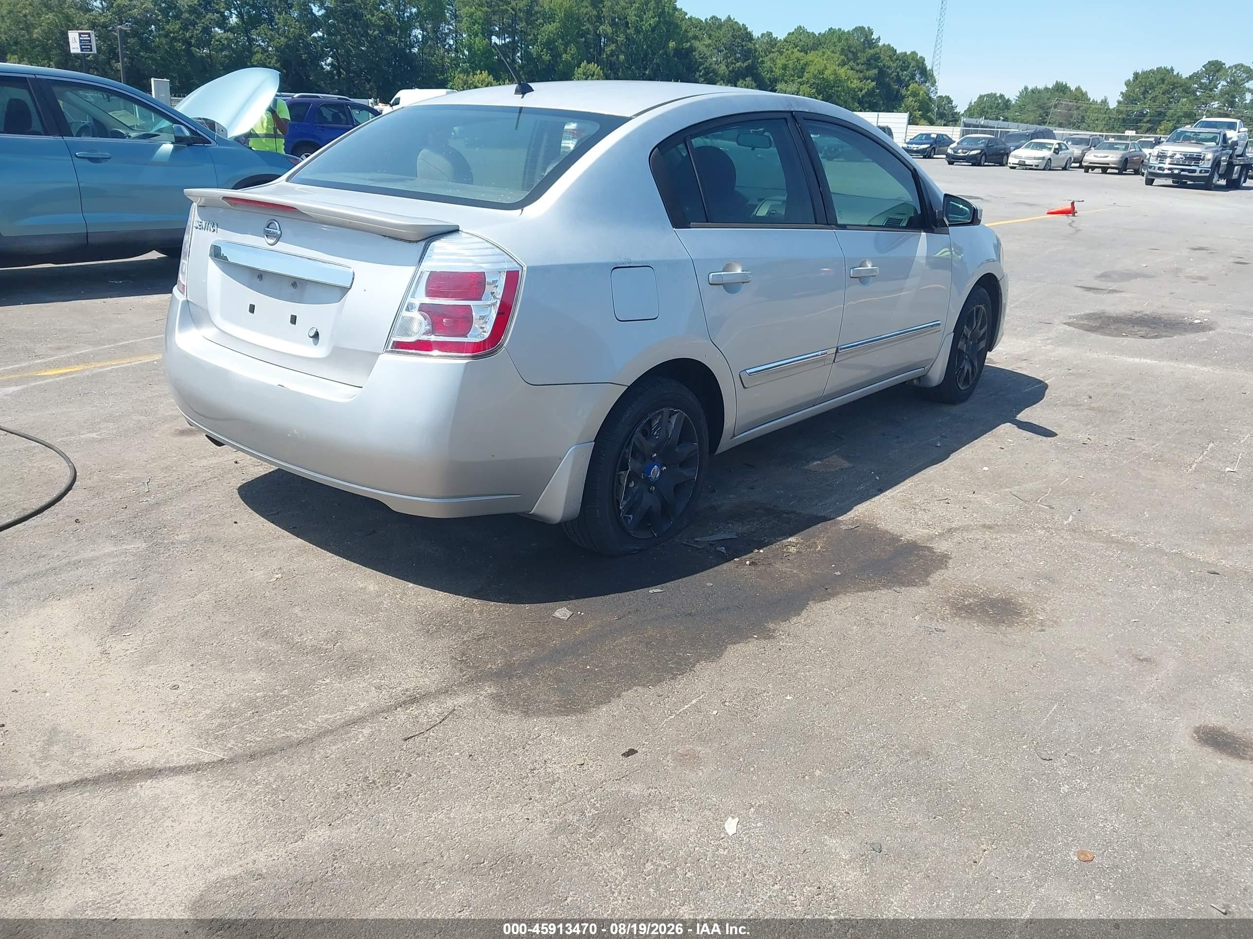 2011 Nissan Sentra 2.0s Silver vin: 3N1AB6AP8BL607298
