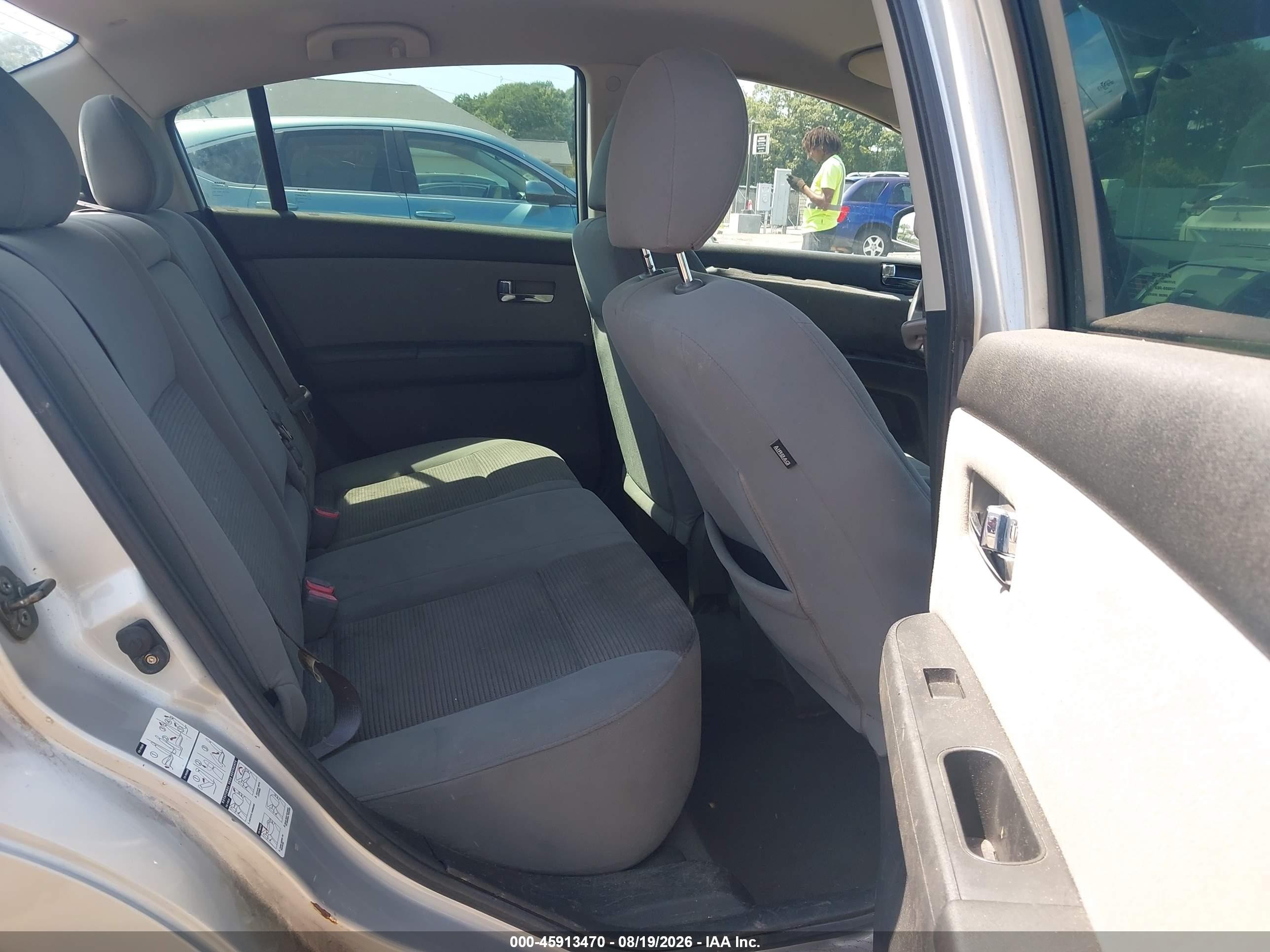 2011 Nissan Sentra 2.0s Silver vin: 3N1AB6AP8BL607298