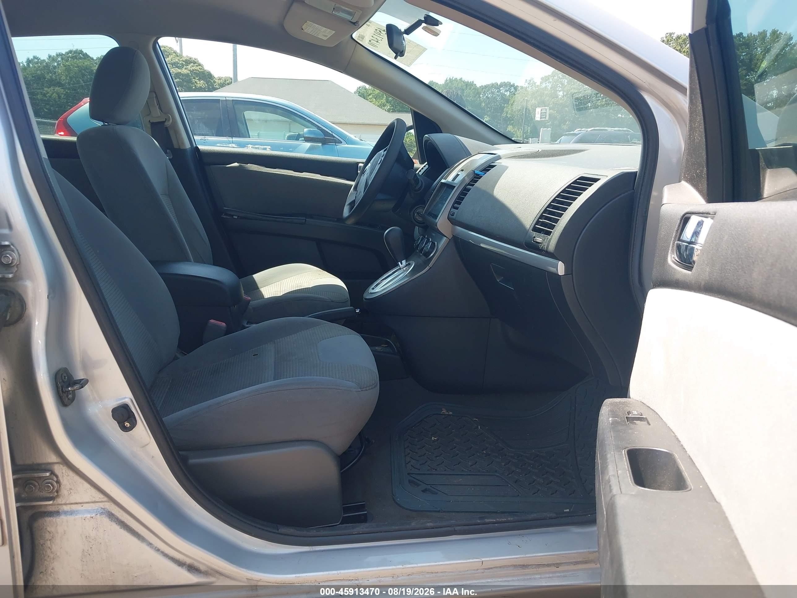 2011 Nissan Sentra 2.0s Silver vin: 3N1AB6AP8BL607298