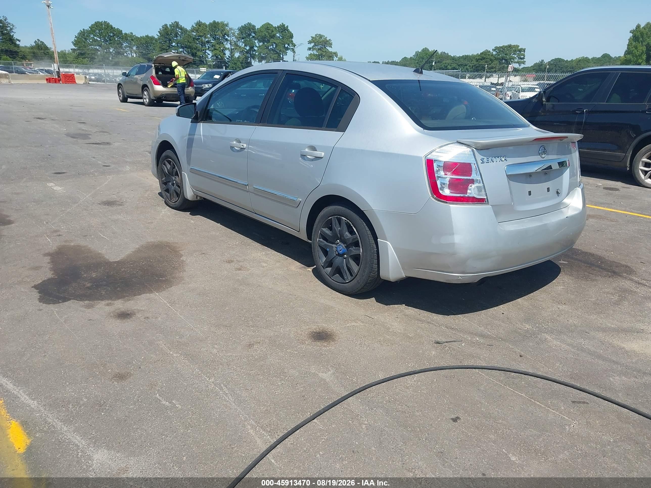 2011 Nissan Sentra 2.0s Silver vin: 3N1AB6AP8BL607298