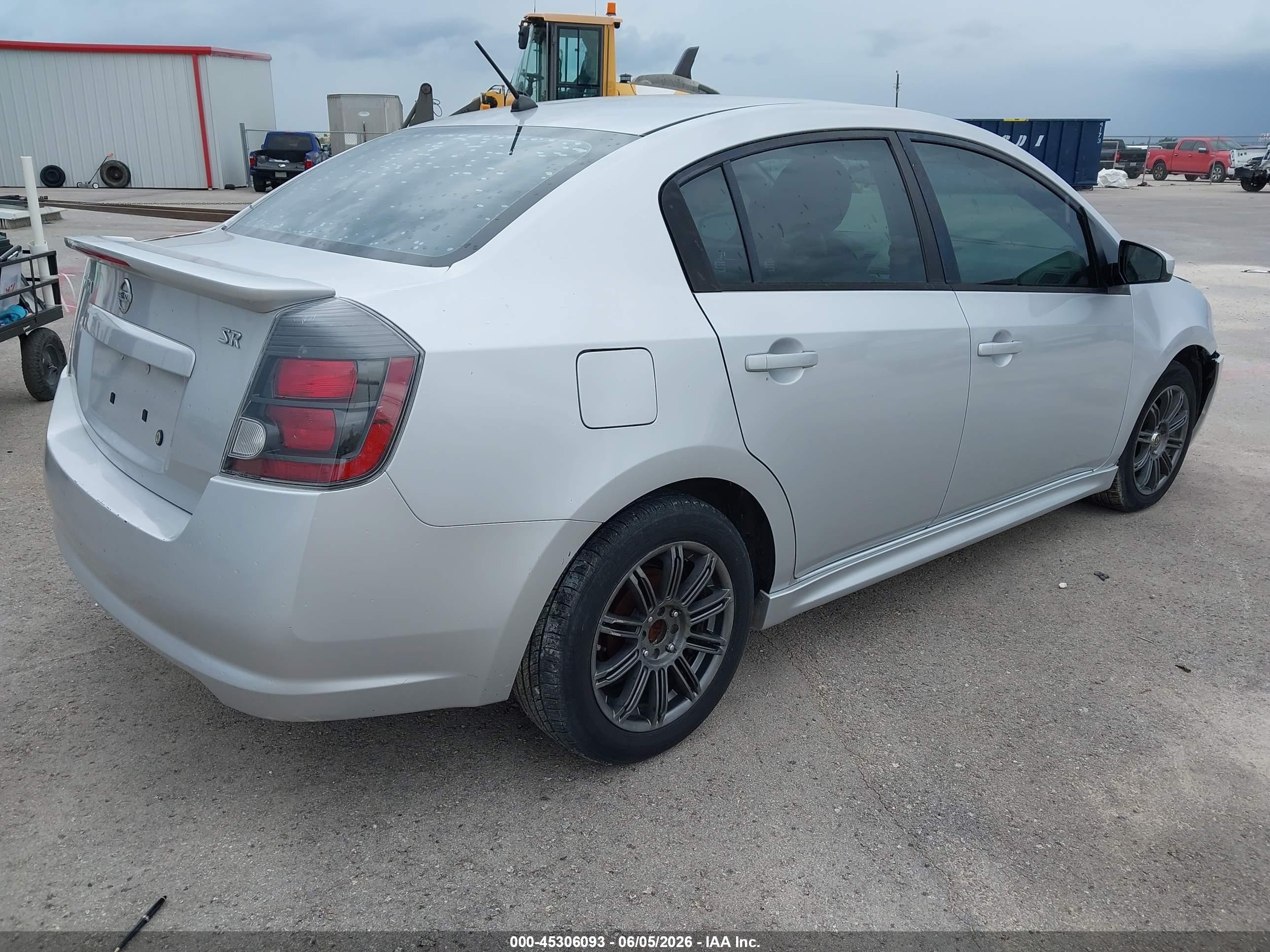 2011 Nissan Sentra 2.0sr Silver vin: 3N1AB6AP8BL609603