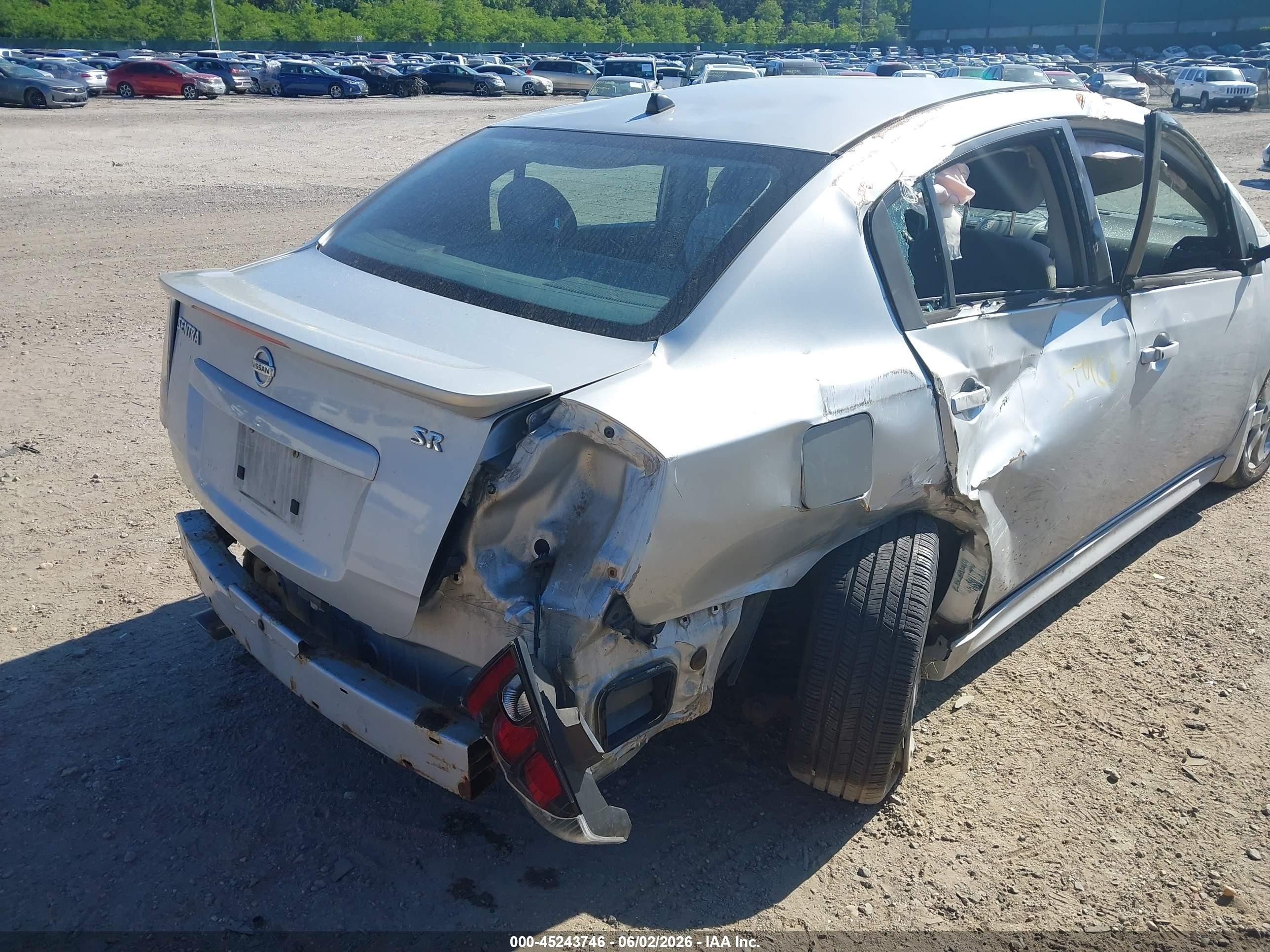 2011 Nissan Sentra 2.0sr Gray vin: 3N1AB6AP8BL640947