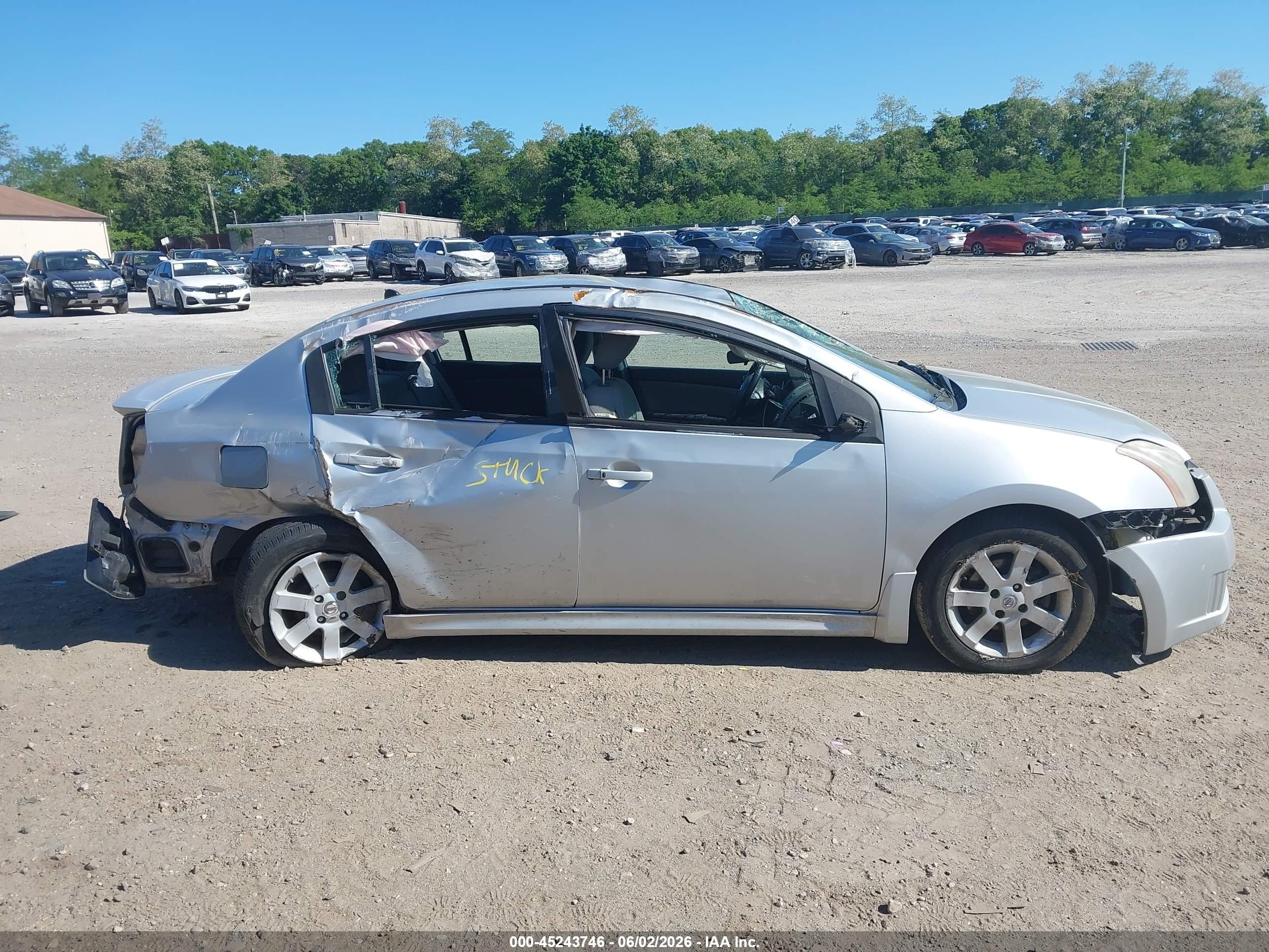 2011 Nissan Sentra 2.0sr Gray vin: 3N1AB6AP8BL640947