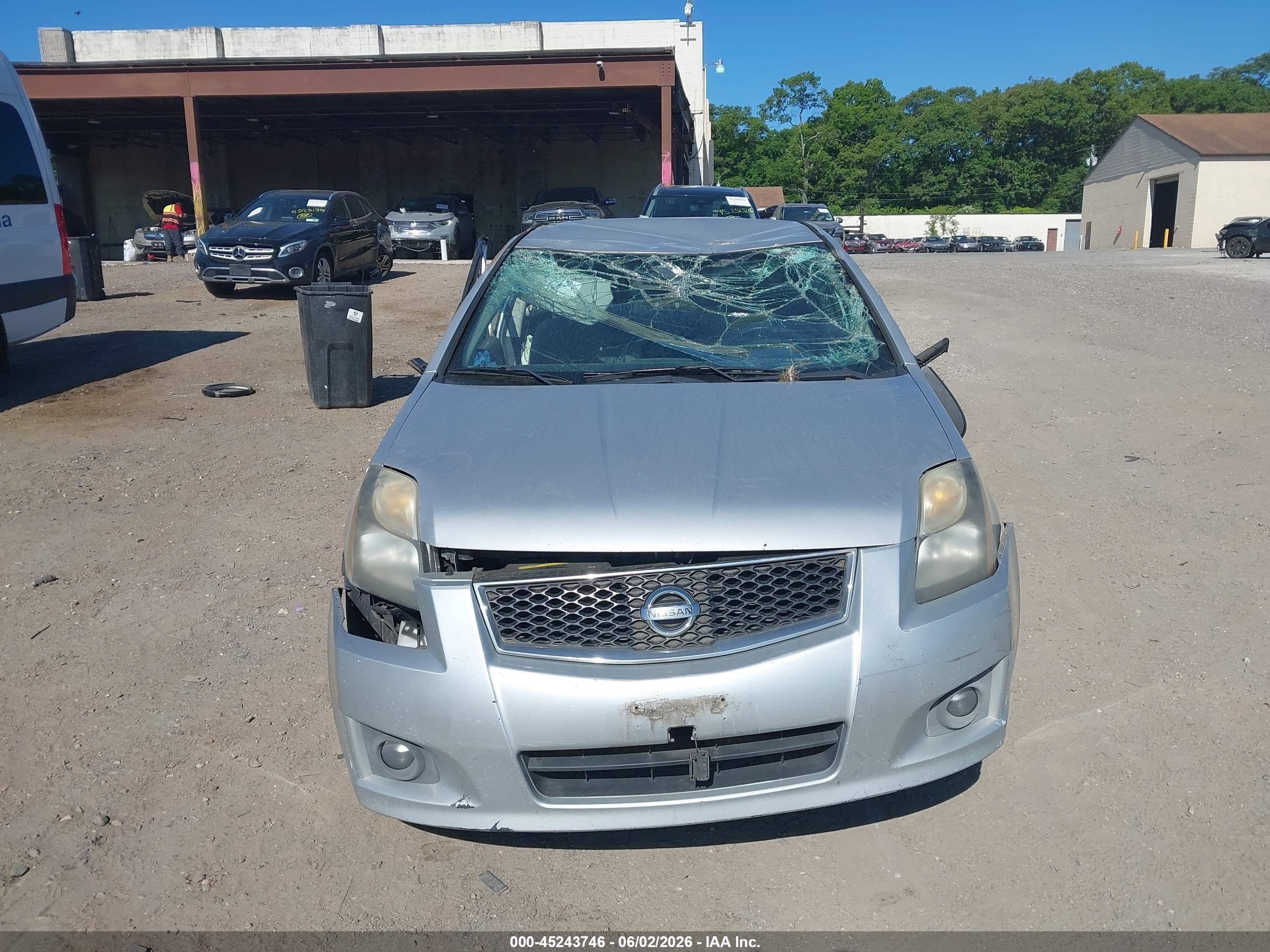2011 Nissan Sentra 2.0sr Gray vin: 3N1AB6AP8BL640947