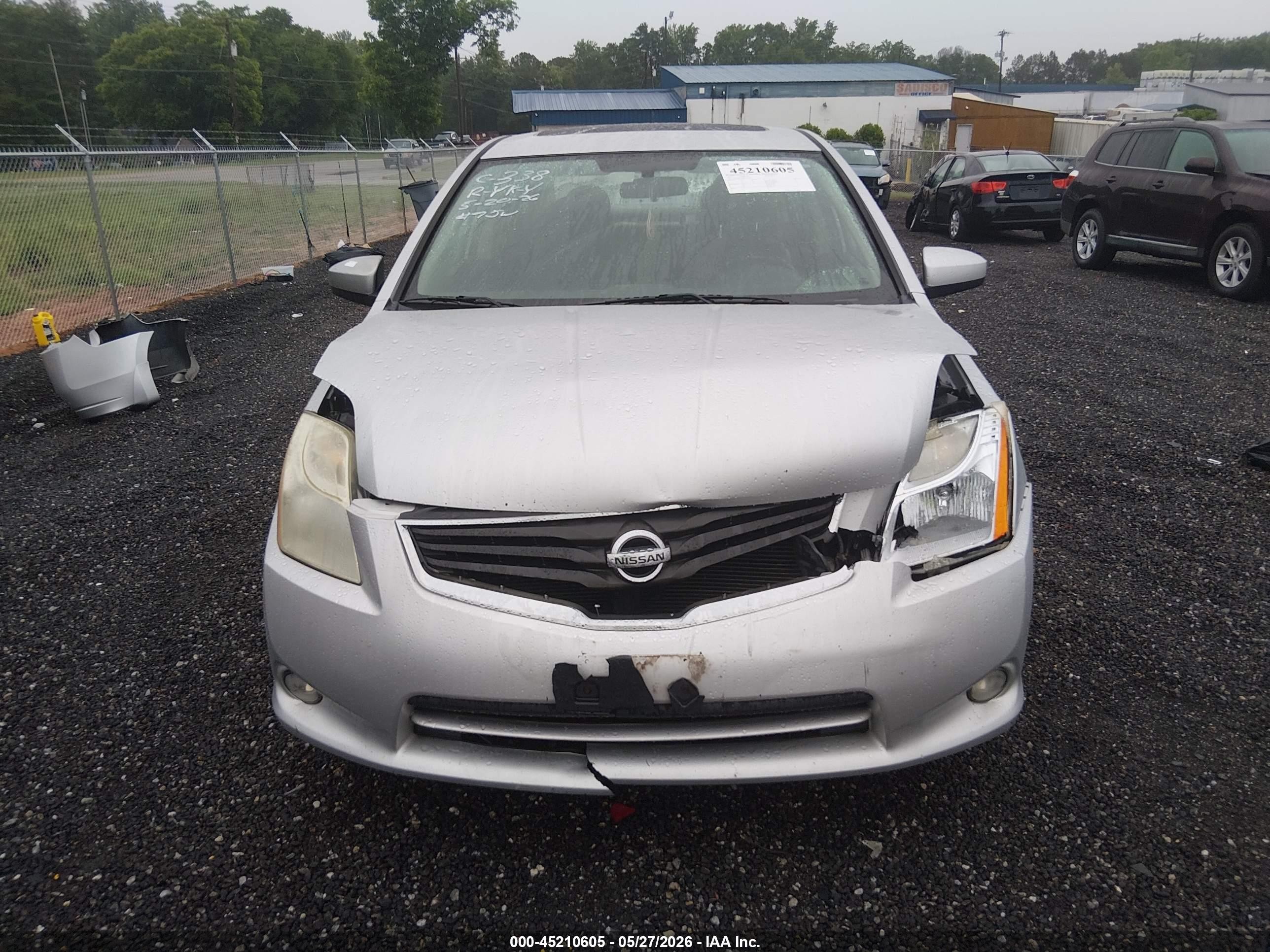 2011 Nissan Sentra 2.0sl Silver vin: 3N1AB6AP8BL646473