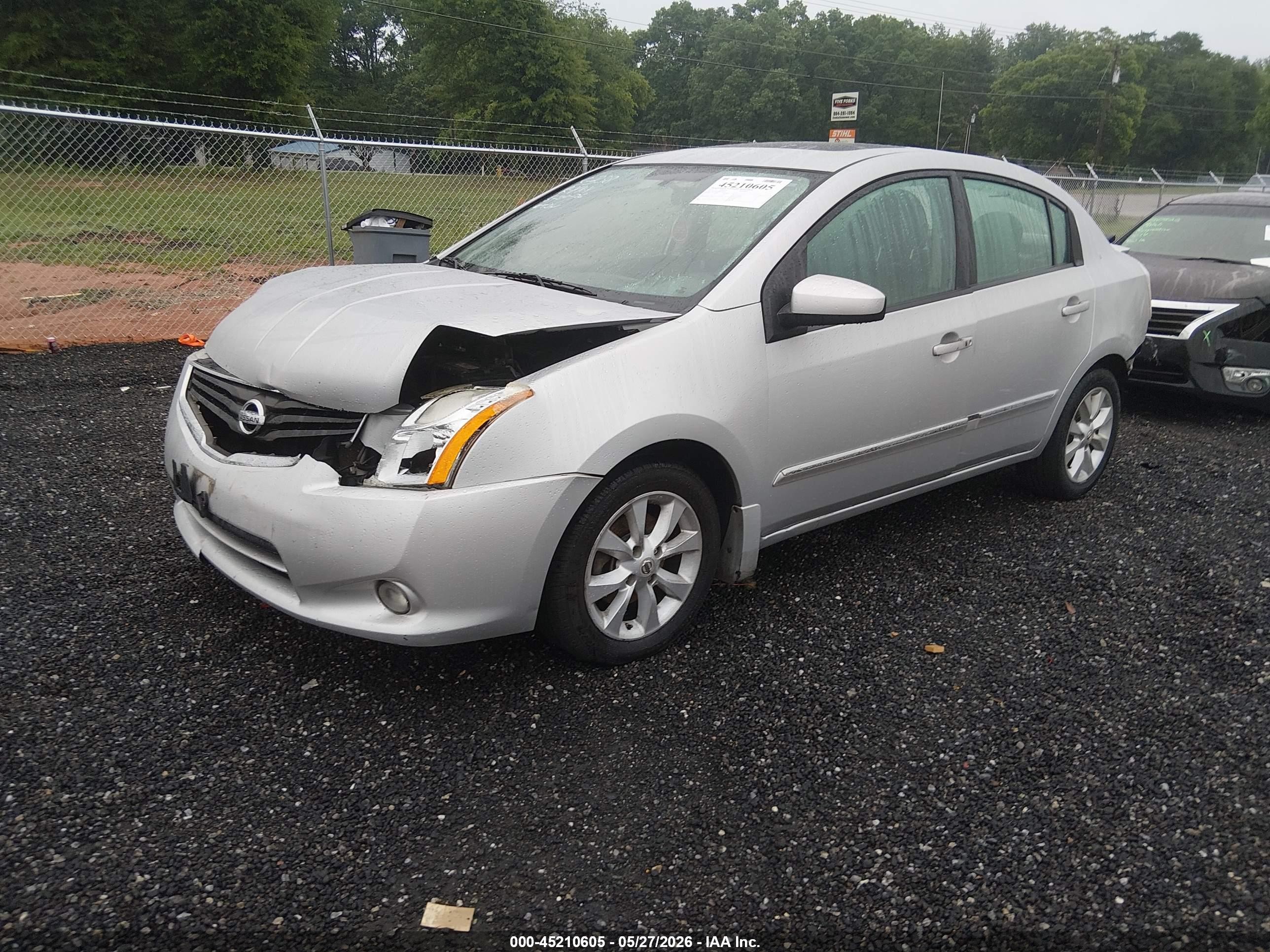 2011 Nissan Sentra 2.0sl Silver vin: 3N1AB6AP8BL646473