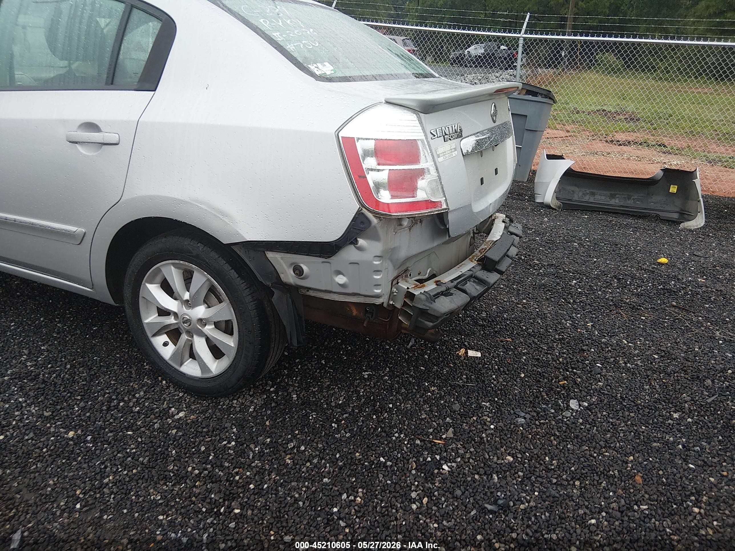 2011 Nissan Sentra 2.0sl Silver vin: 3N1AB6AP8BL646473