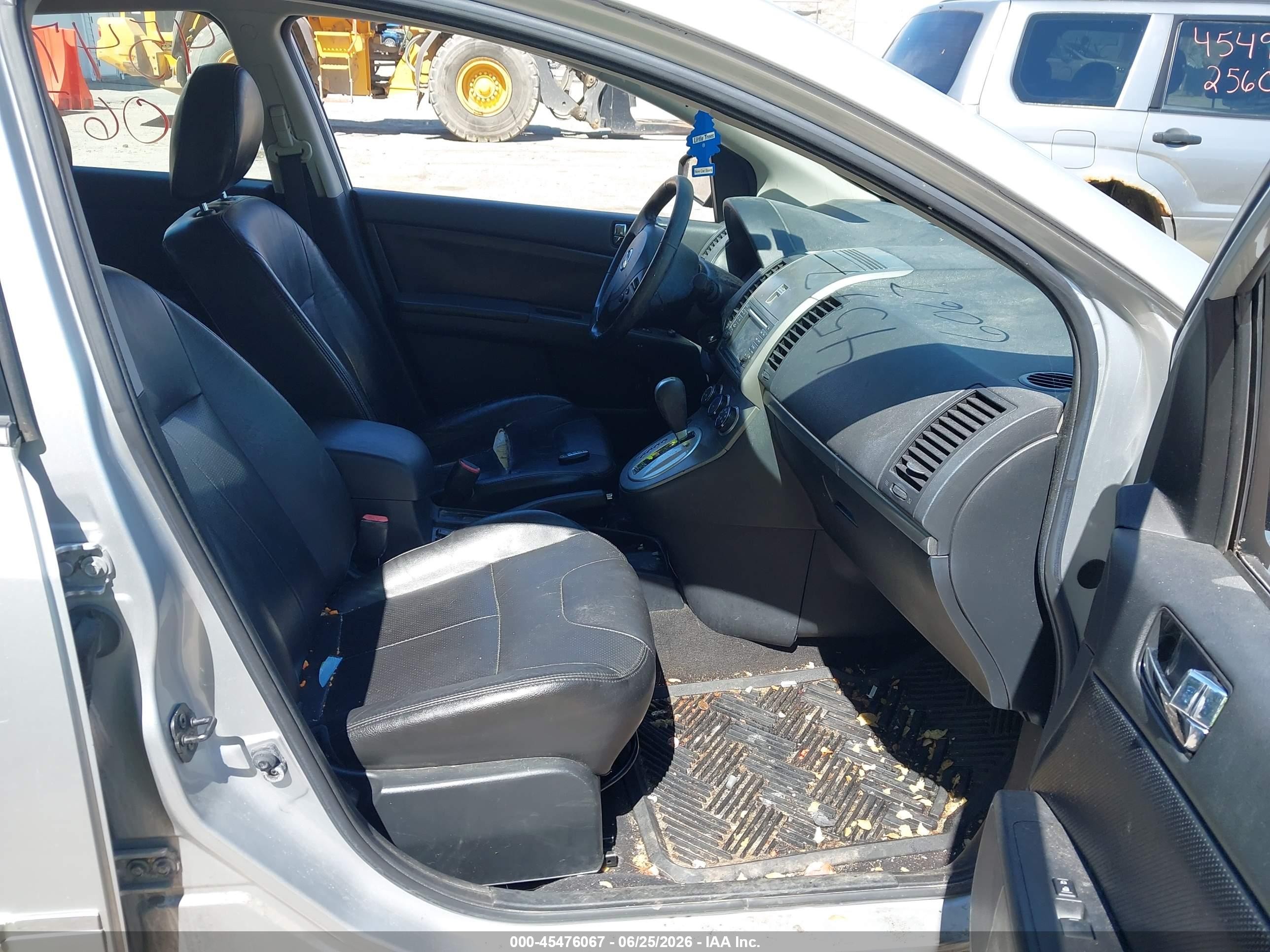 2011 Nissan Sentra 2.0sl Silver vin: 3N1AB6AP8BL664892