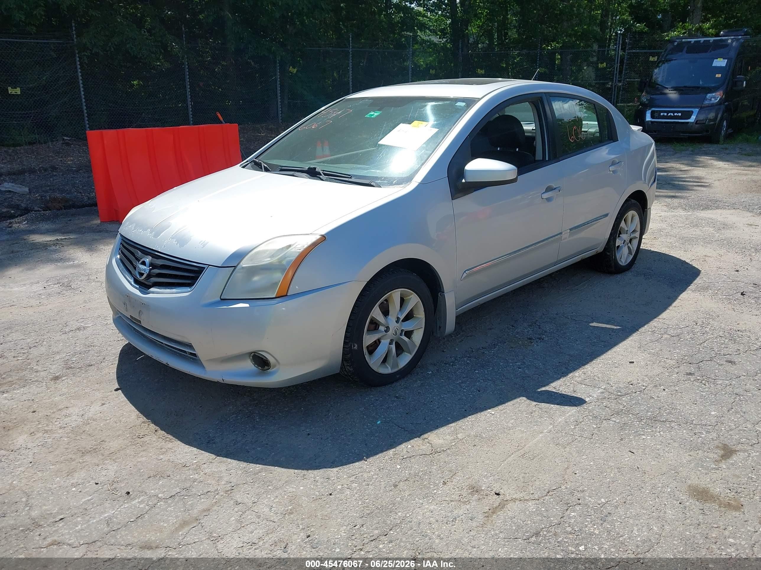 2011 Nissan Sentra 2.0sl Silver vin: 3N1AB6AP8BL664892