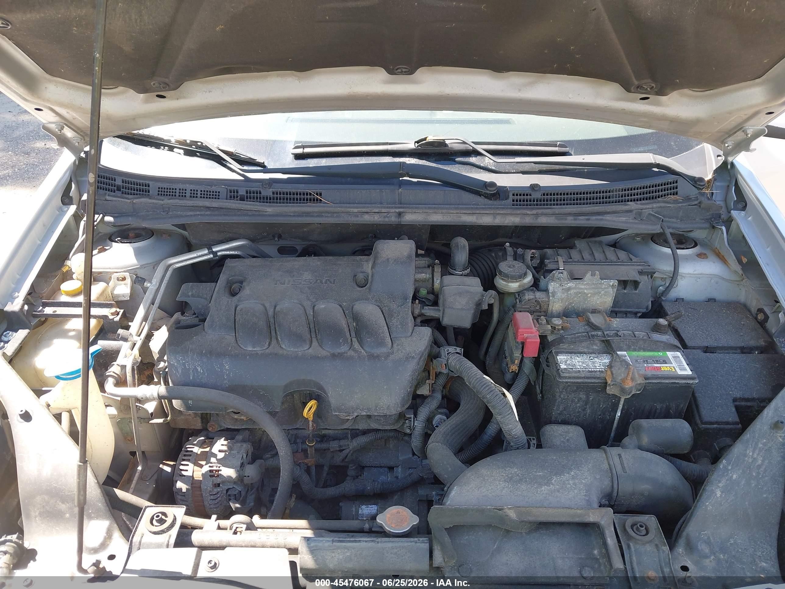 2011 Nissan Sentra 2.0sl Silver vin: 3N1AB6AP8BL664892