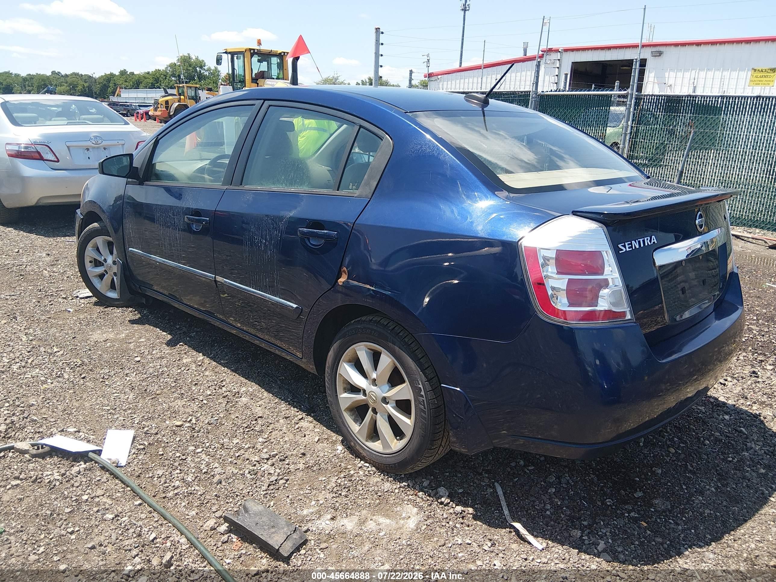 2011 Nissan Sentra 2.0sl Blue vin: 3N1AB6AP8BL676136