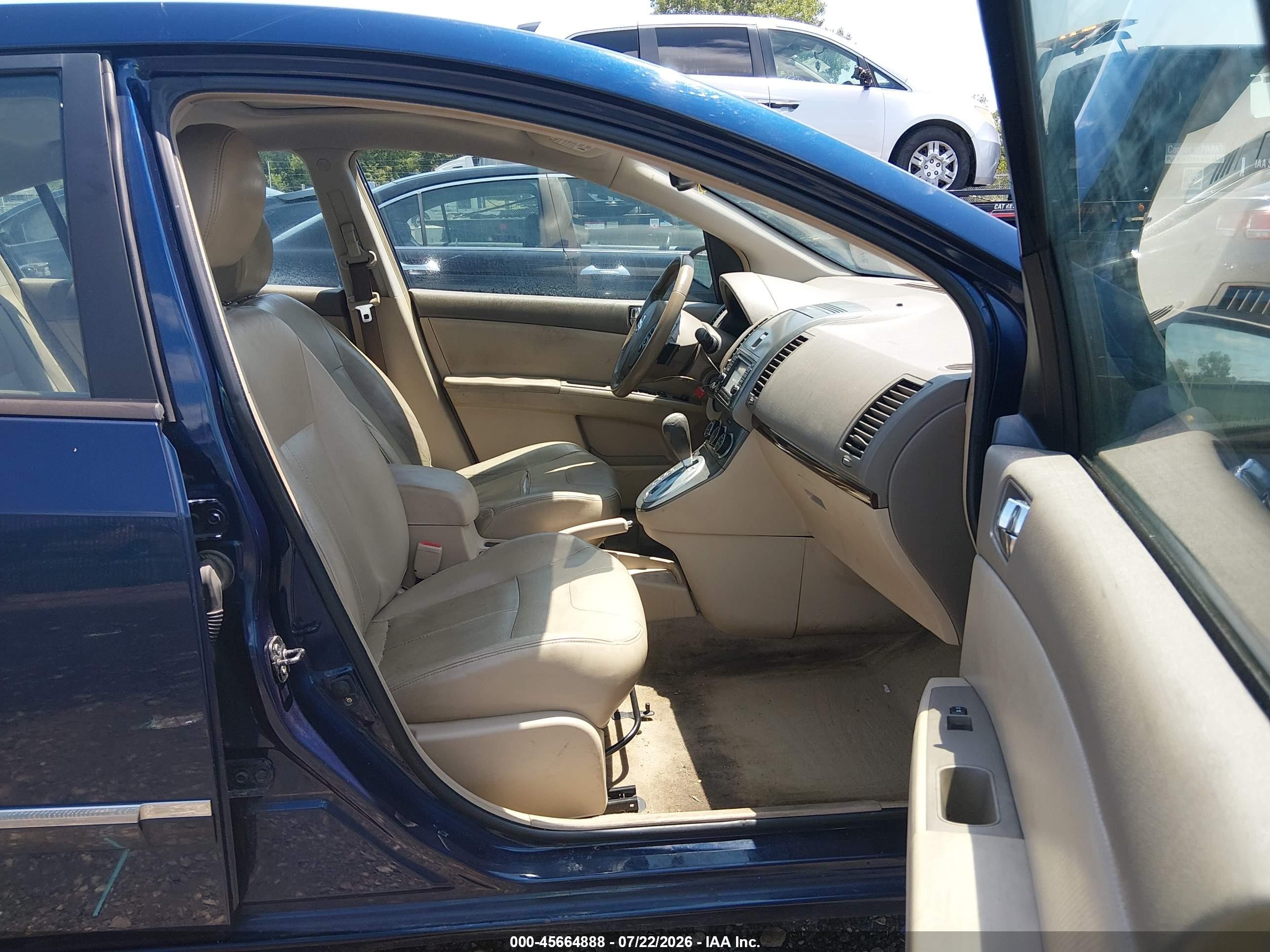 2011 Nissan Sentra 2.0sl Blue vin: 3N1AB6AP8BL676136
