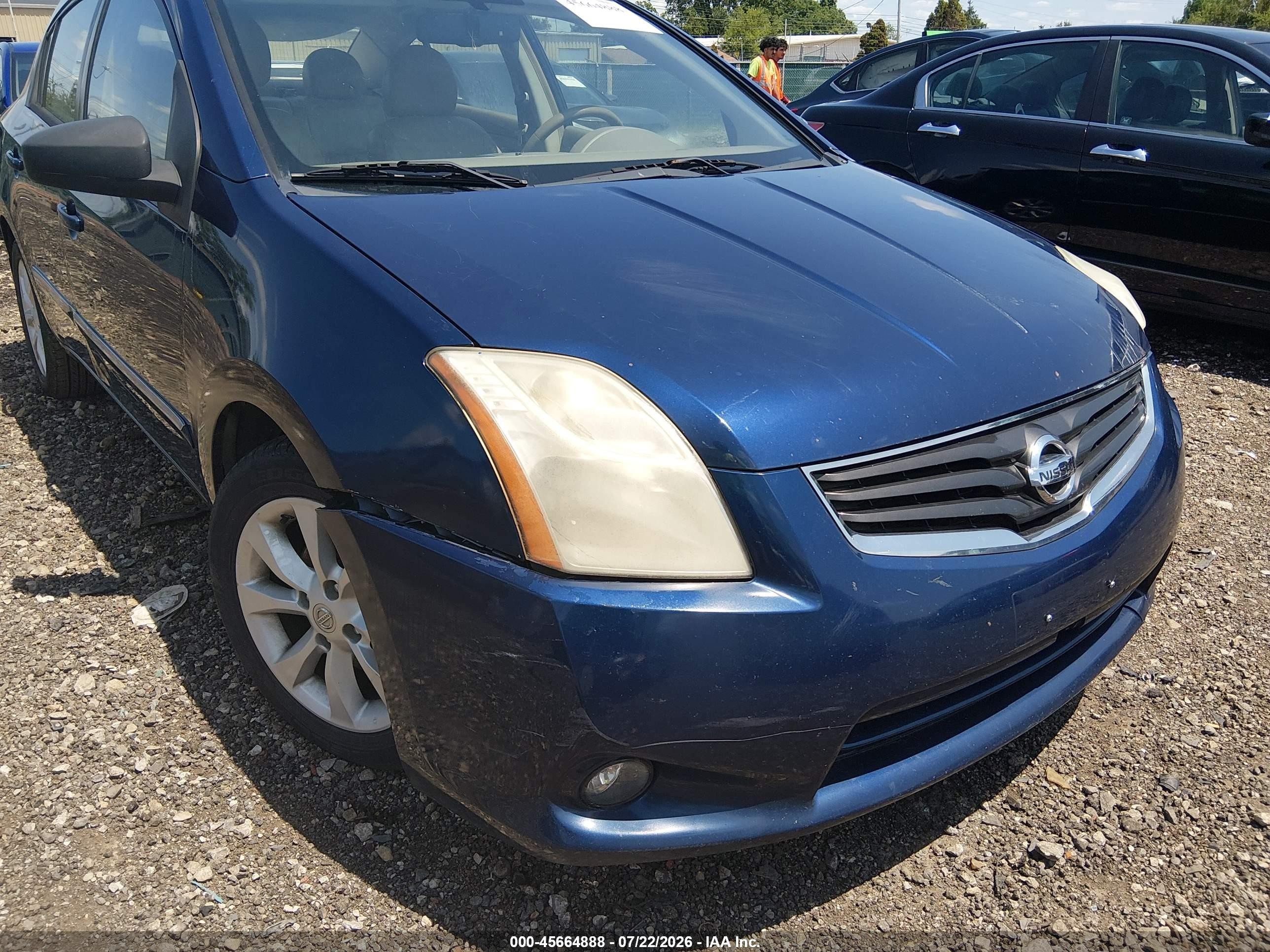 2011 Nissan Sentra 2.0sl Blue vin: 3N1AB6AP8BL676136