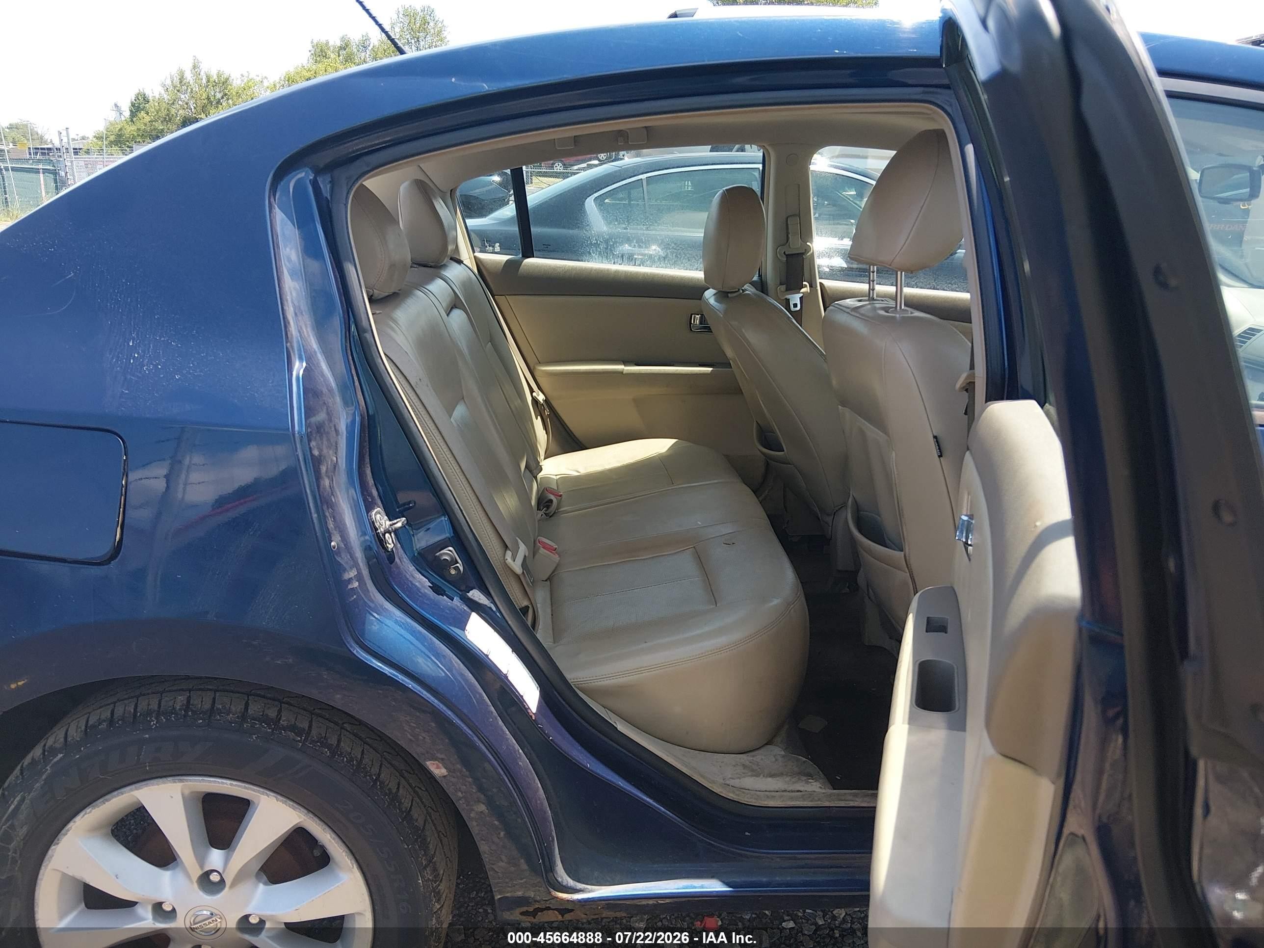 2011 Nissan Sentra 2.0sl Blue vin: 3N1AB6AP8BL676136