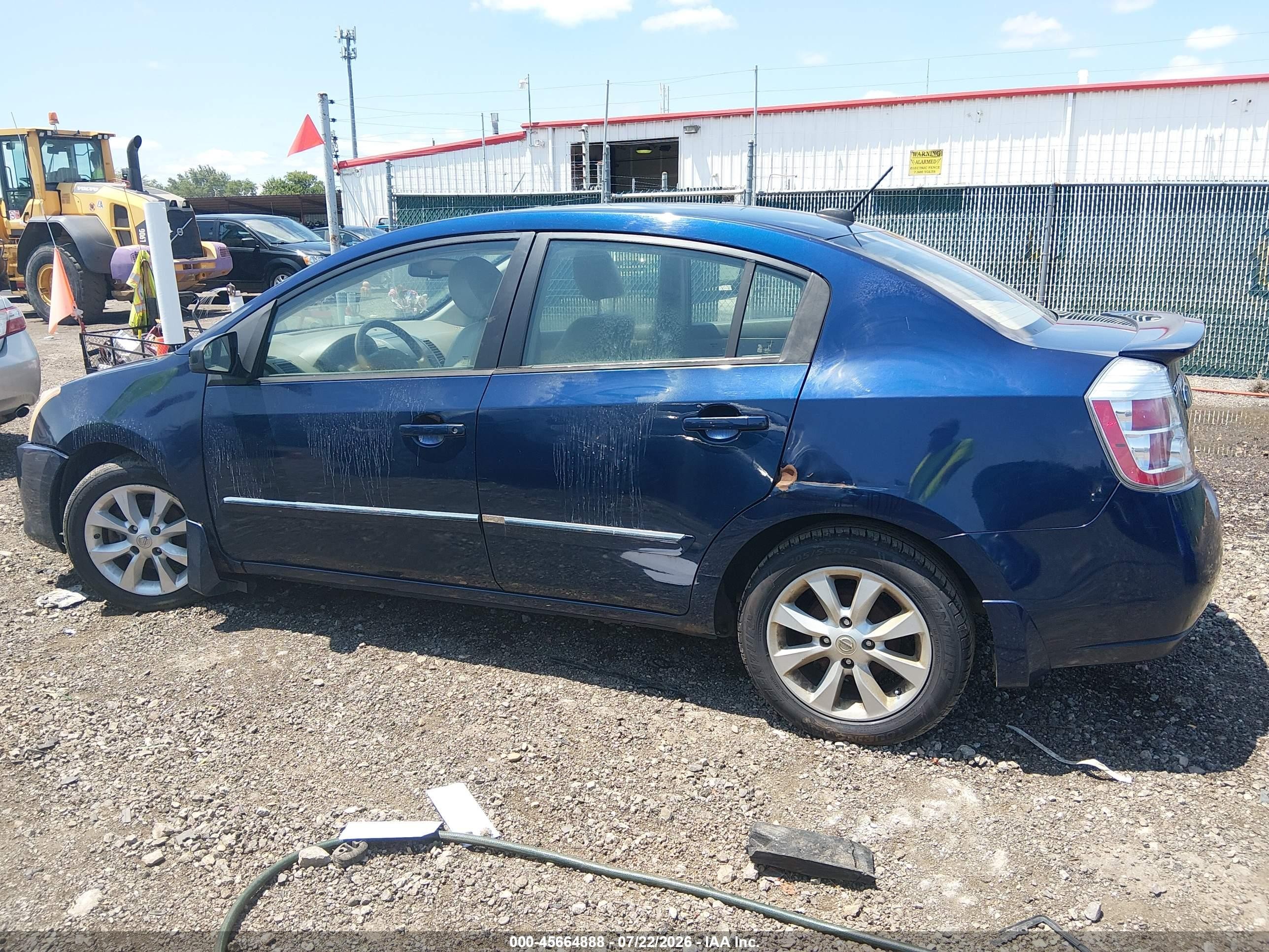 2011 Nissan Sentra 2.0sl Blue vin: 3N1AB6AP8BL676136