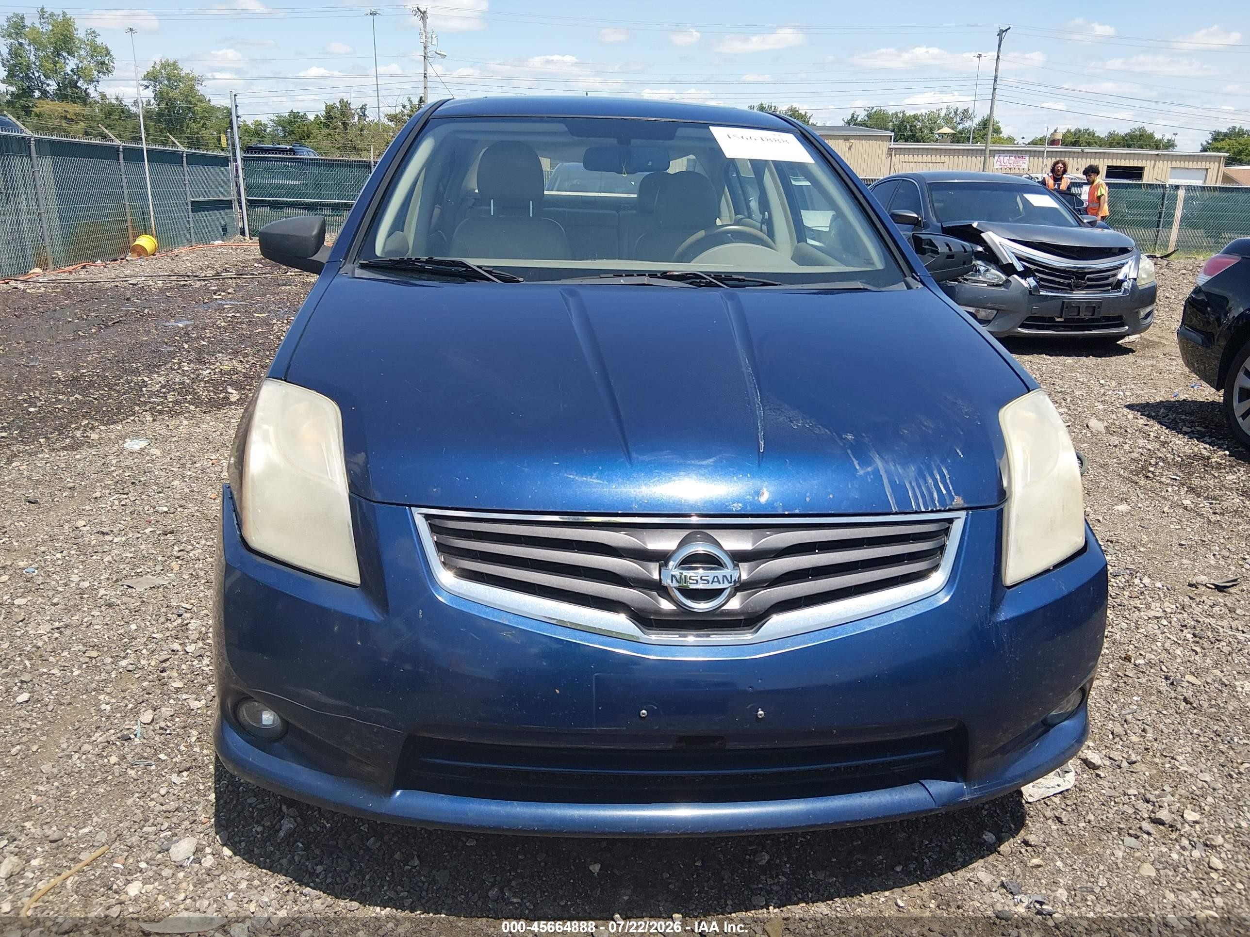 2011 Nissan Sentra 2.0sl Blue vin: 3N1AB6AP8BL676136