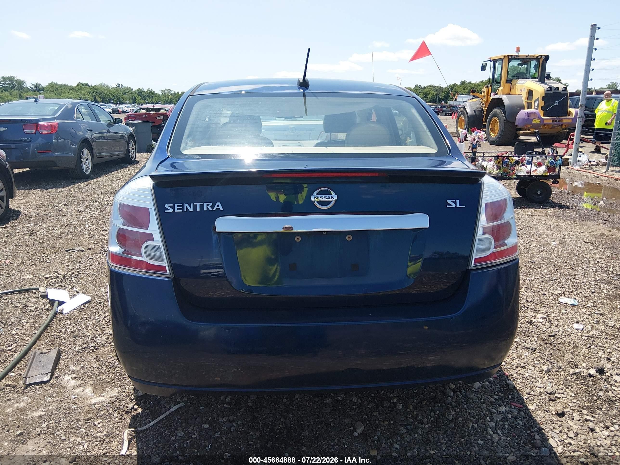2011 Nissan Sentra 2.0sl Blue vin: 3N1AB6AP8BL676136