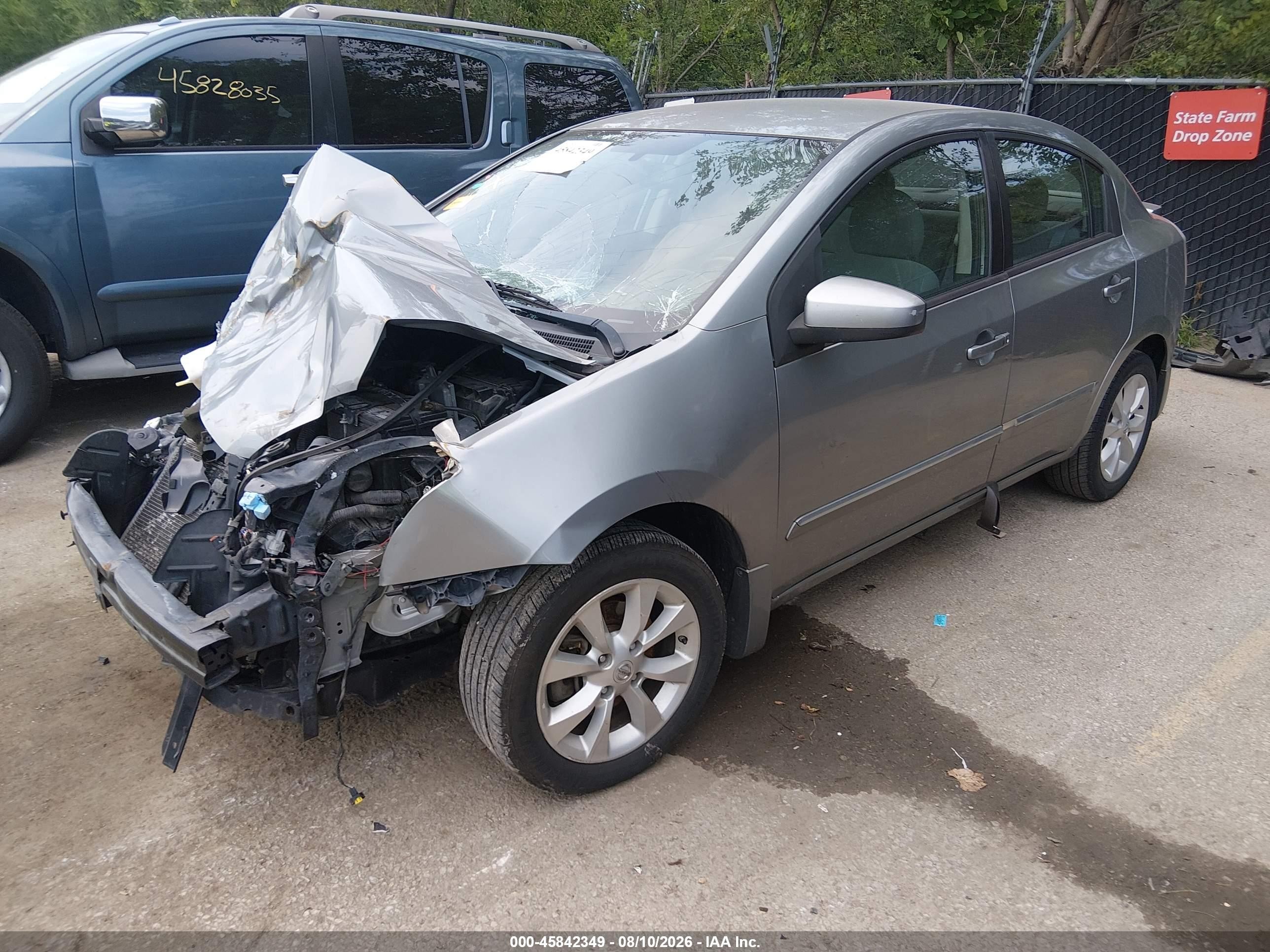 2011 Nissan Sentra 2.0sl Silver vin: 3N1AB6AP8BL705277