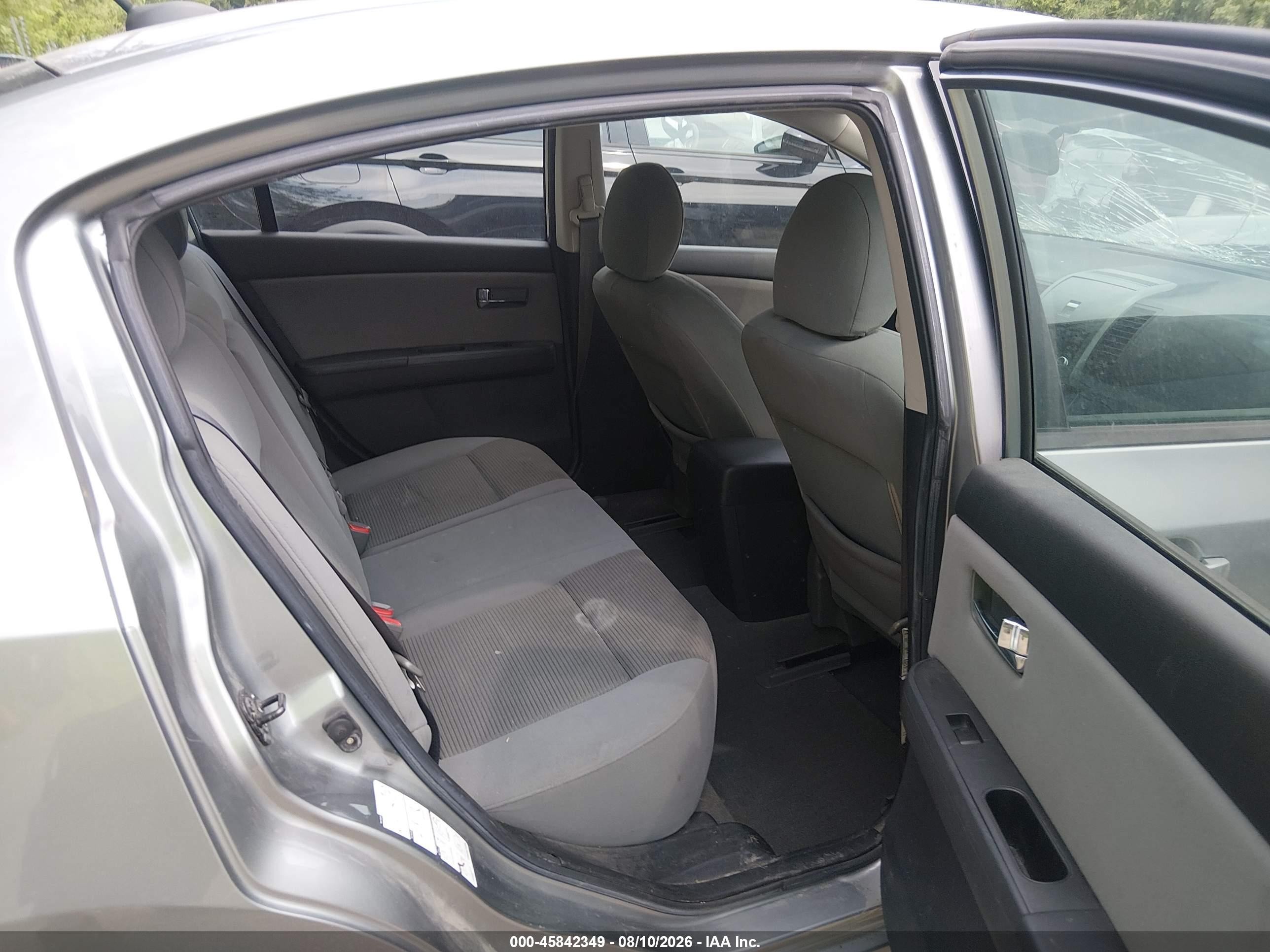 2011 Nissan Sentra 2.0sl Silver vin: 3N1AB6AP8BL705277