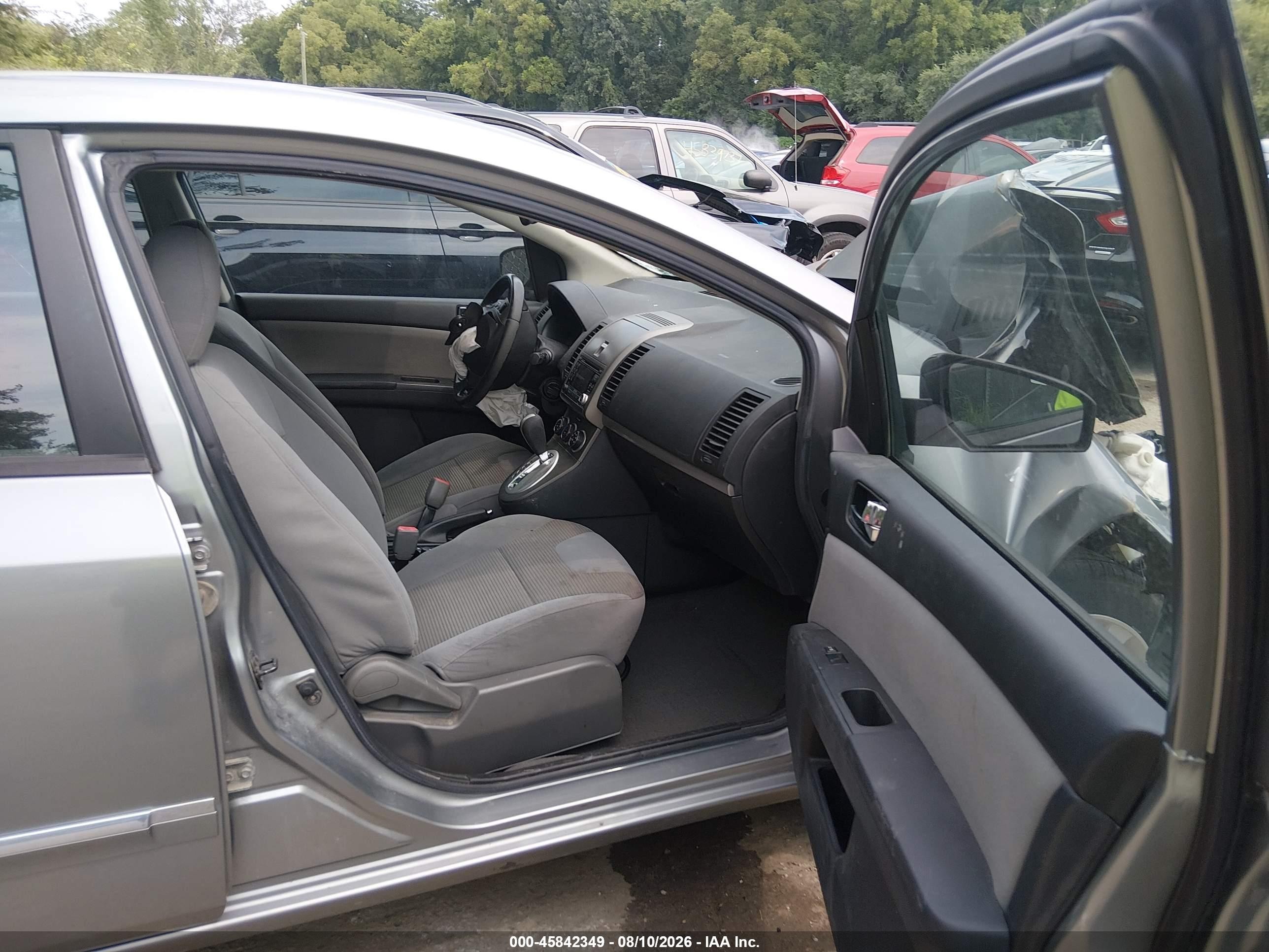 2011 Nissan Sentra 2.0sl Silver vin: 3N1AB6AP8BL705277