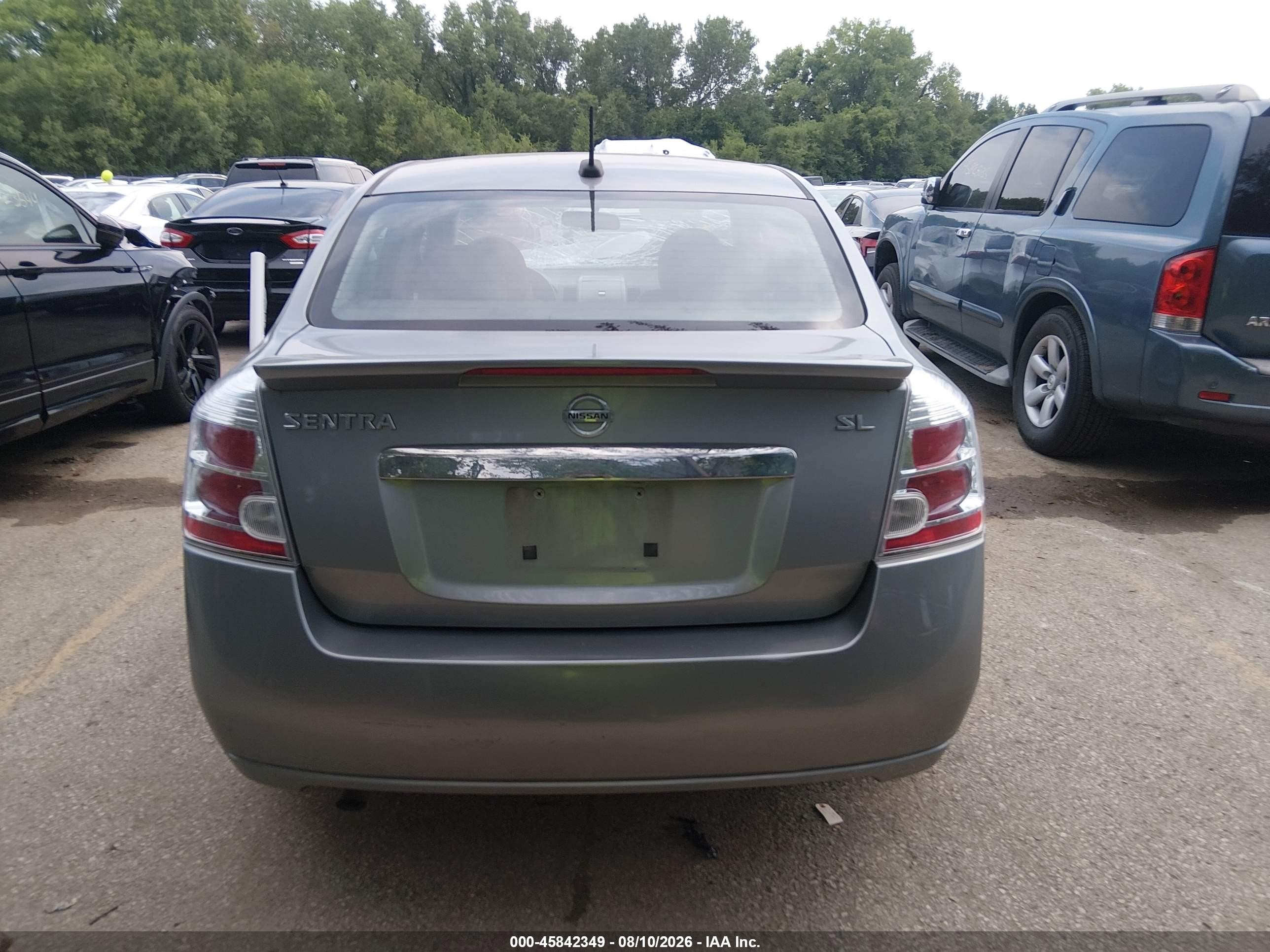 2011 Nissan Sentra 2.0sl Silver vin: 3N1AB6AP8BL705277