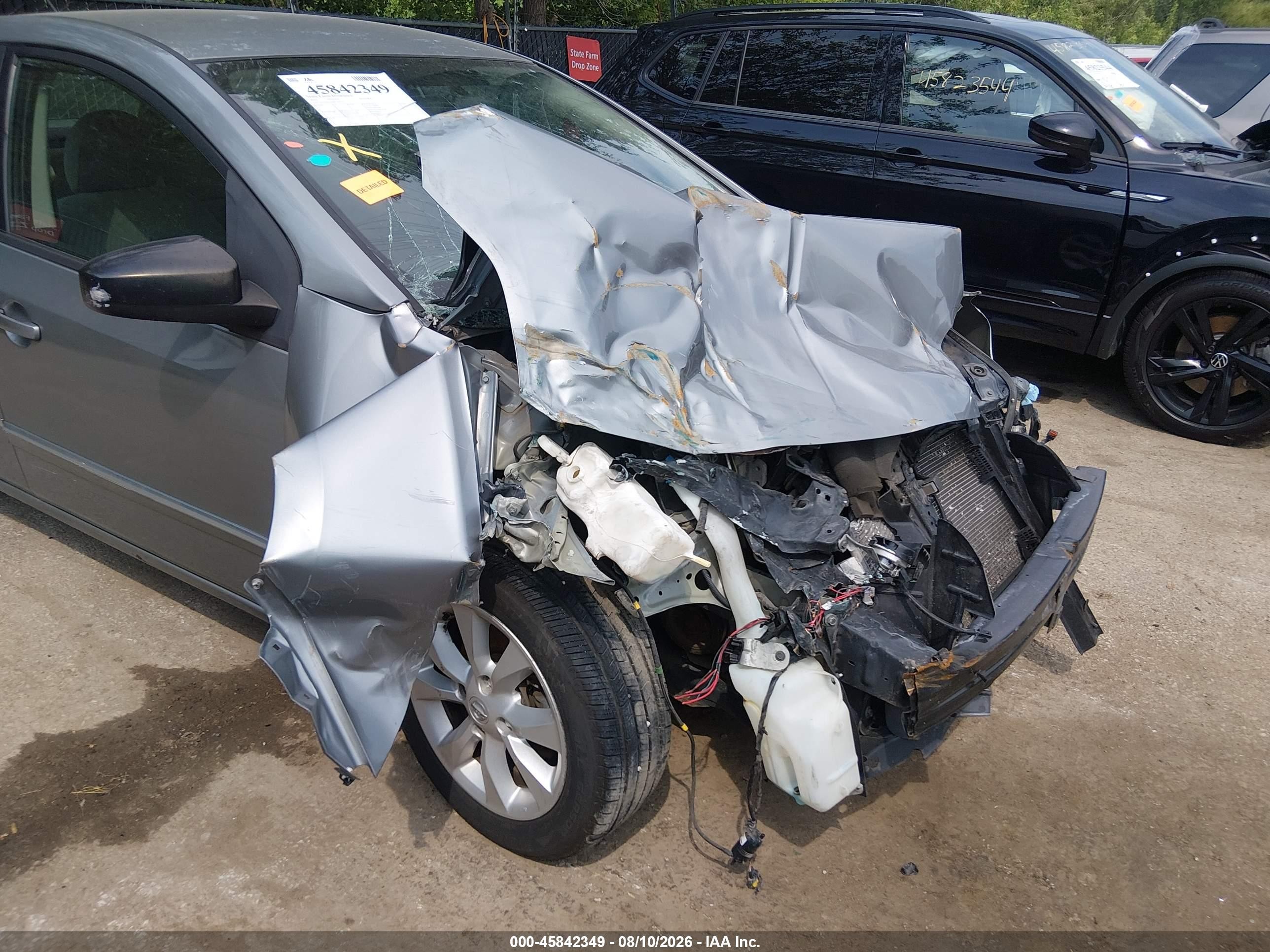 2011 Nissan Sentra 2.0sl Silver vin: 3N1AB6AP8BL705277