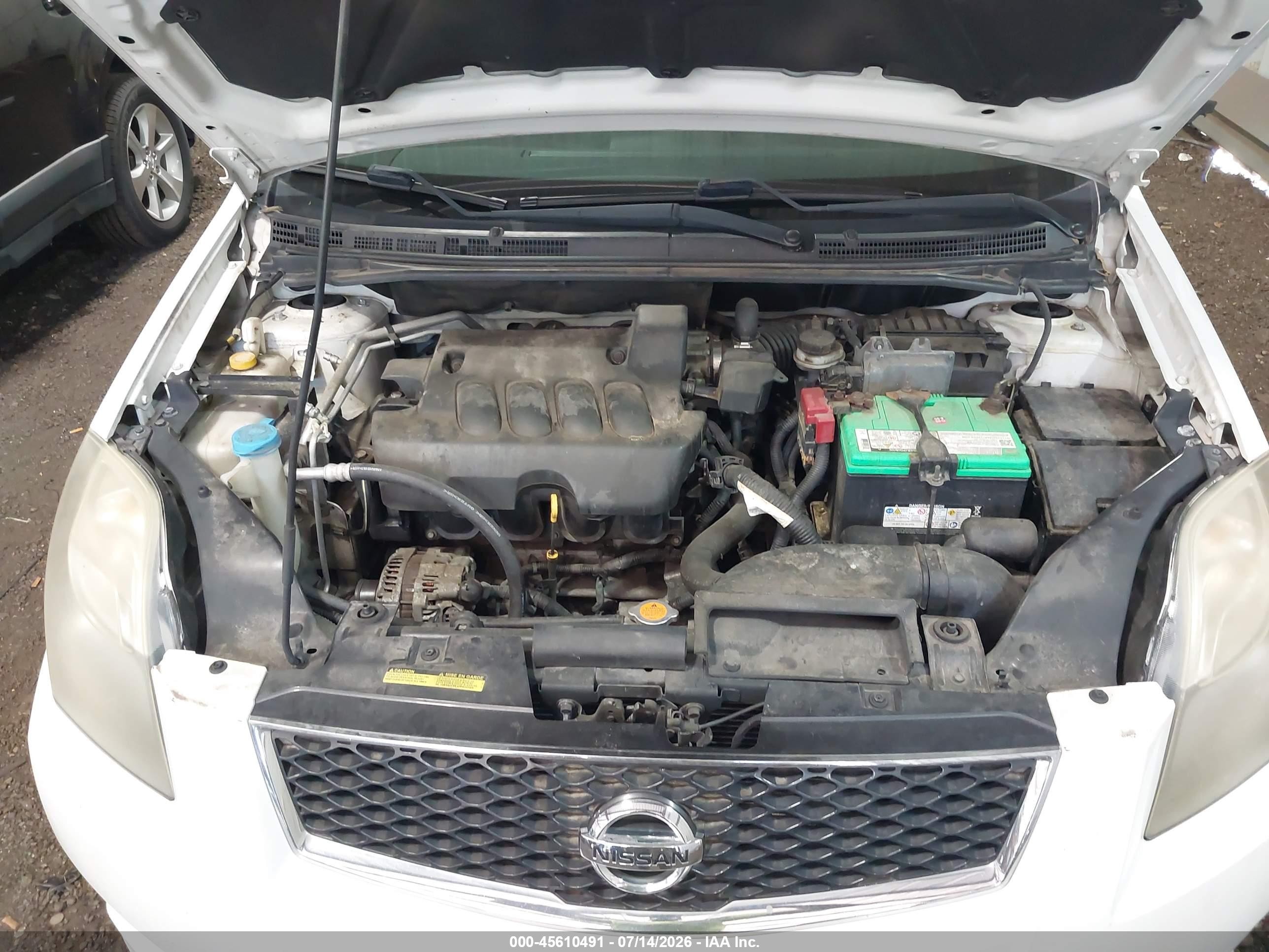 2011 Nissan Sentra 2.0sr White vin: 3N1AB6AP8BL707708