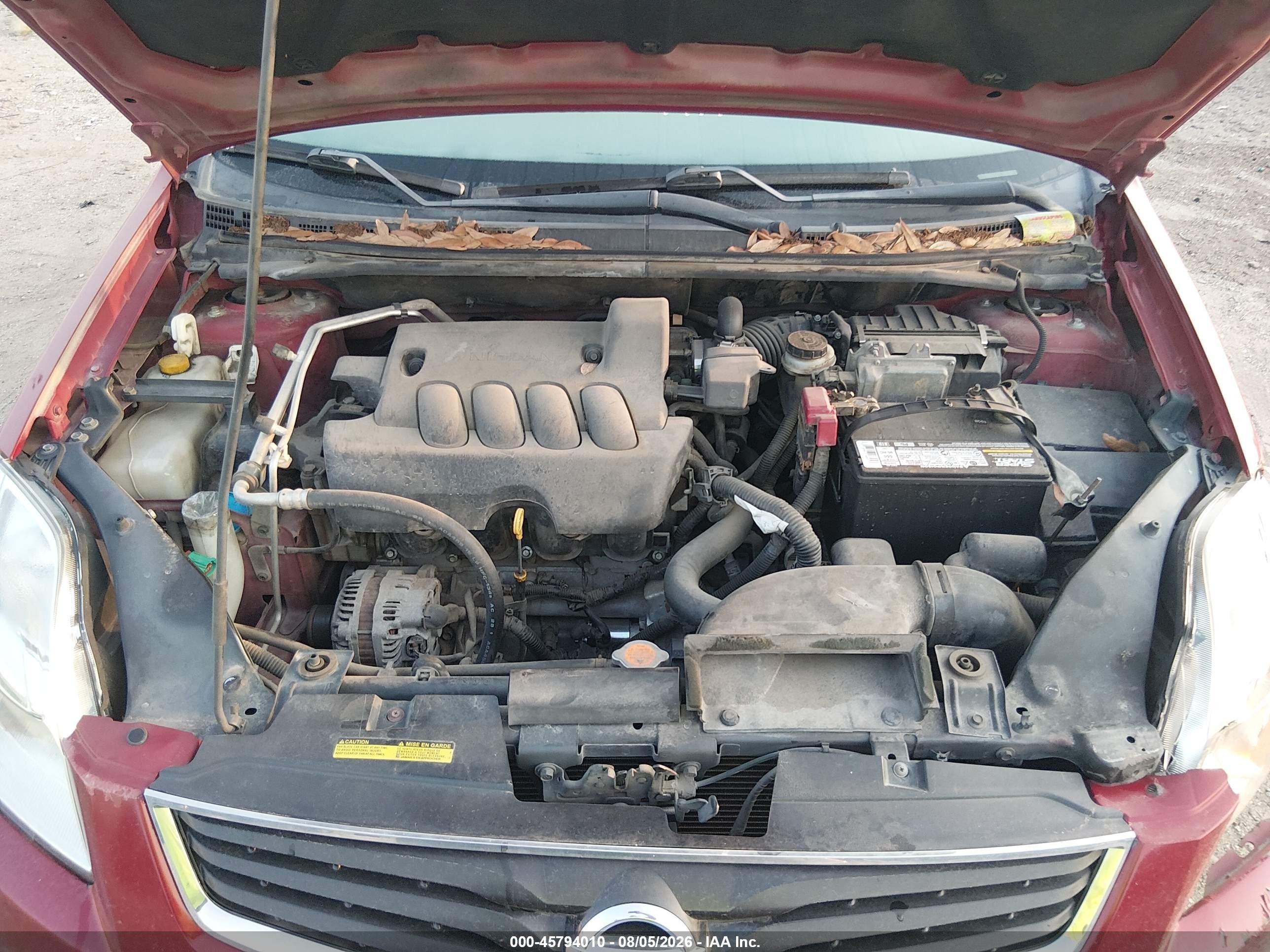 2011 Nissan Sentra 2.0s Red vin: 3N1AB6AP8BL727795